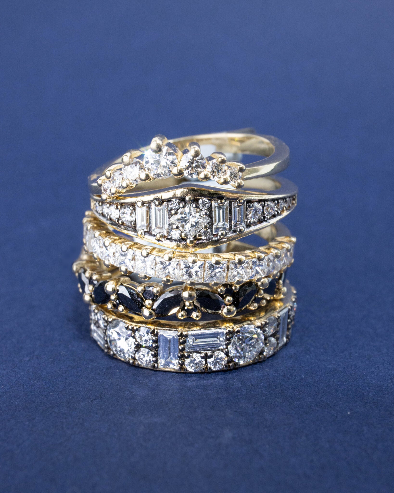 How to curate a statement ring stack
