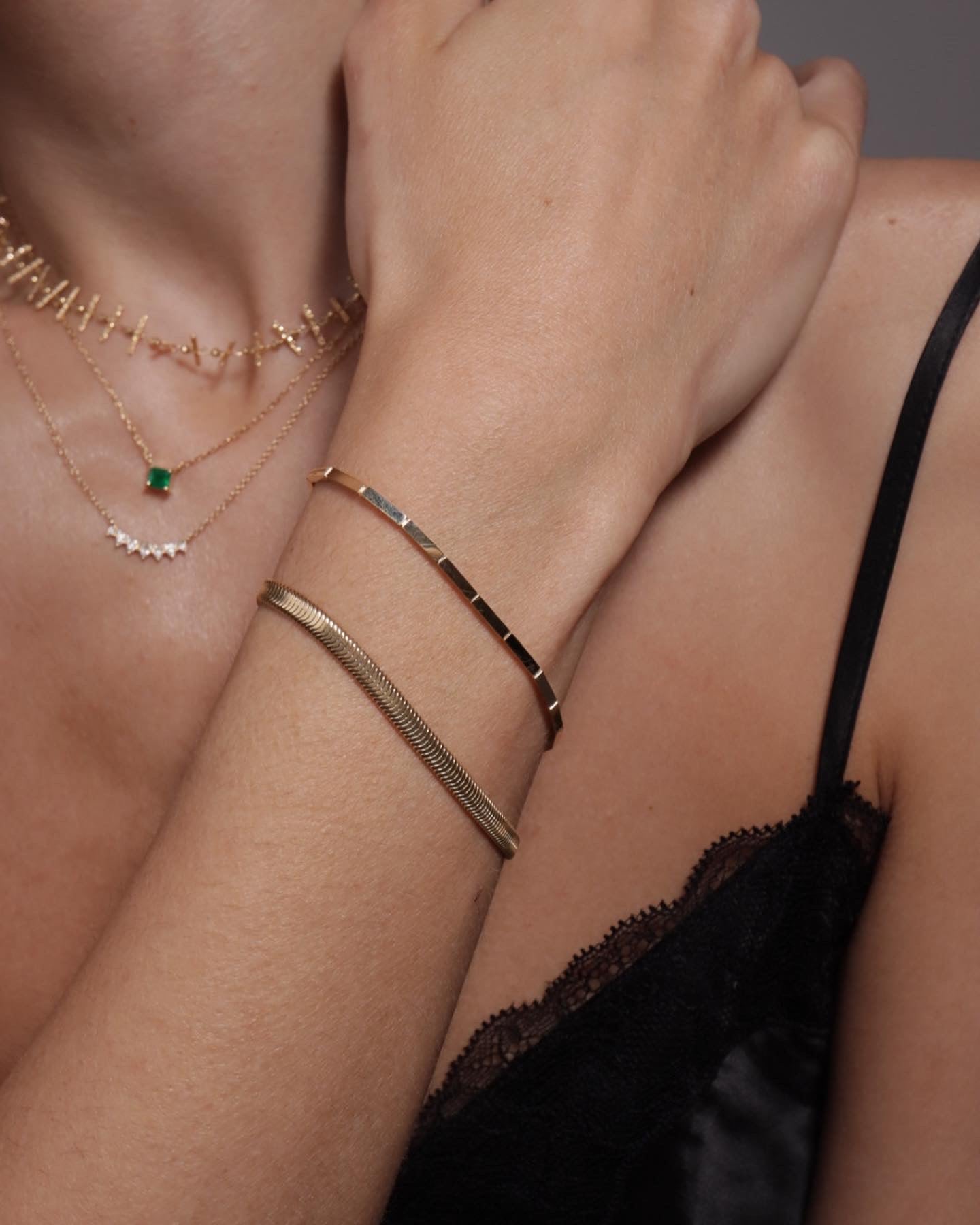 Thick Snake Bracelet