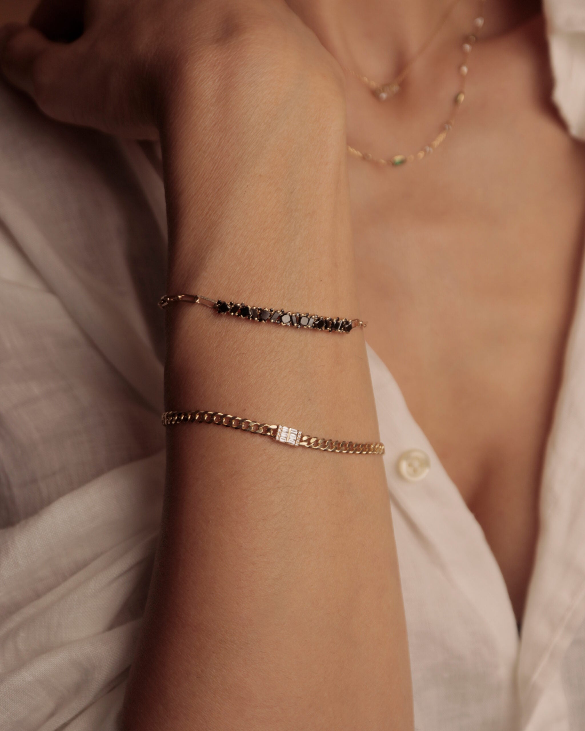 Helena Bracelet in Black Diamonds