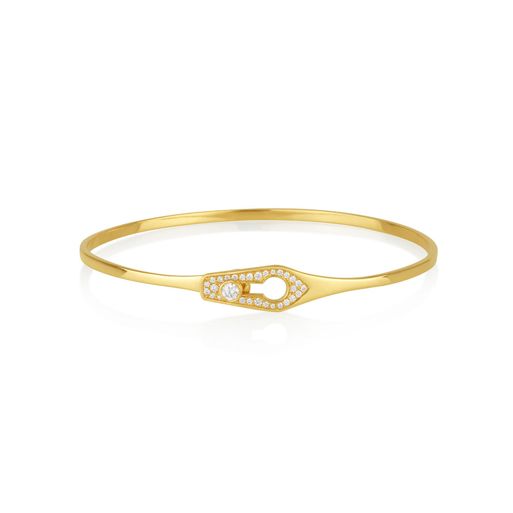 Diamond Keyhole Bracelet