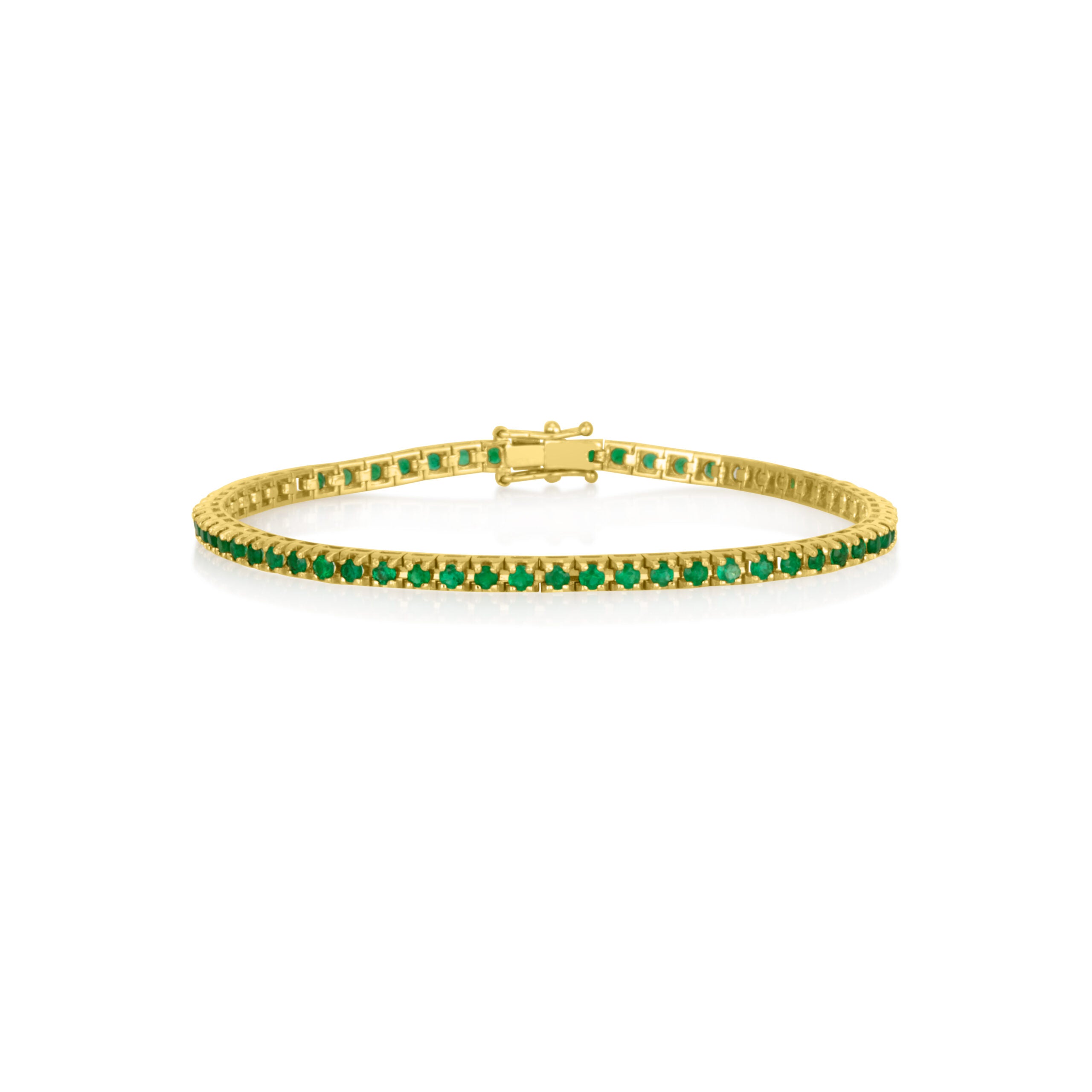 Emerald Tennis Bracelet (Medium)