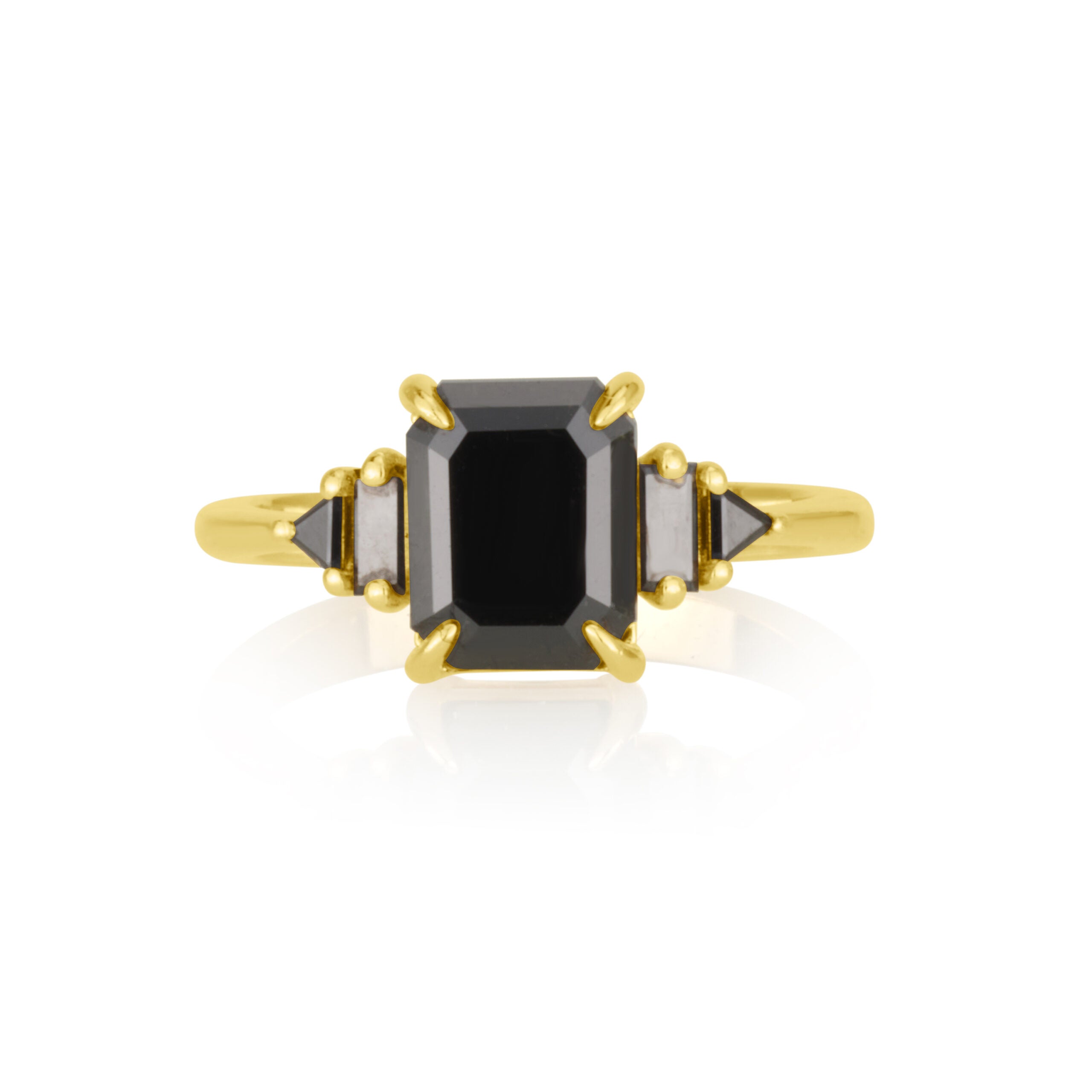 Chandelier ring in Black diamonds