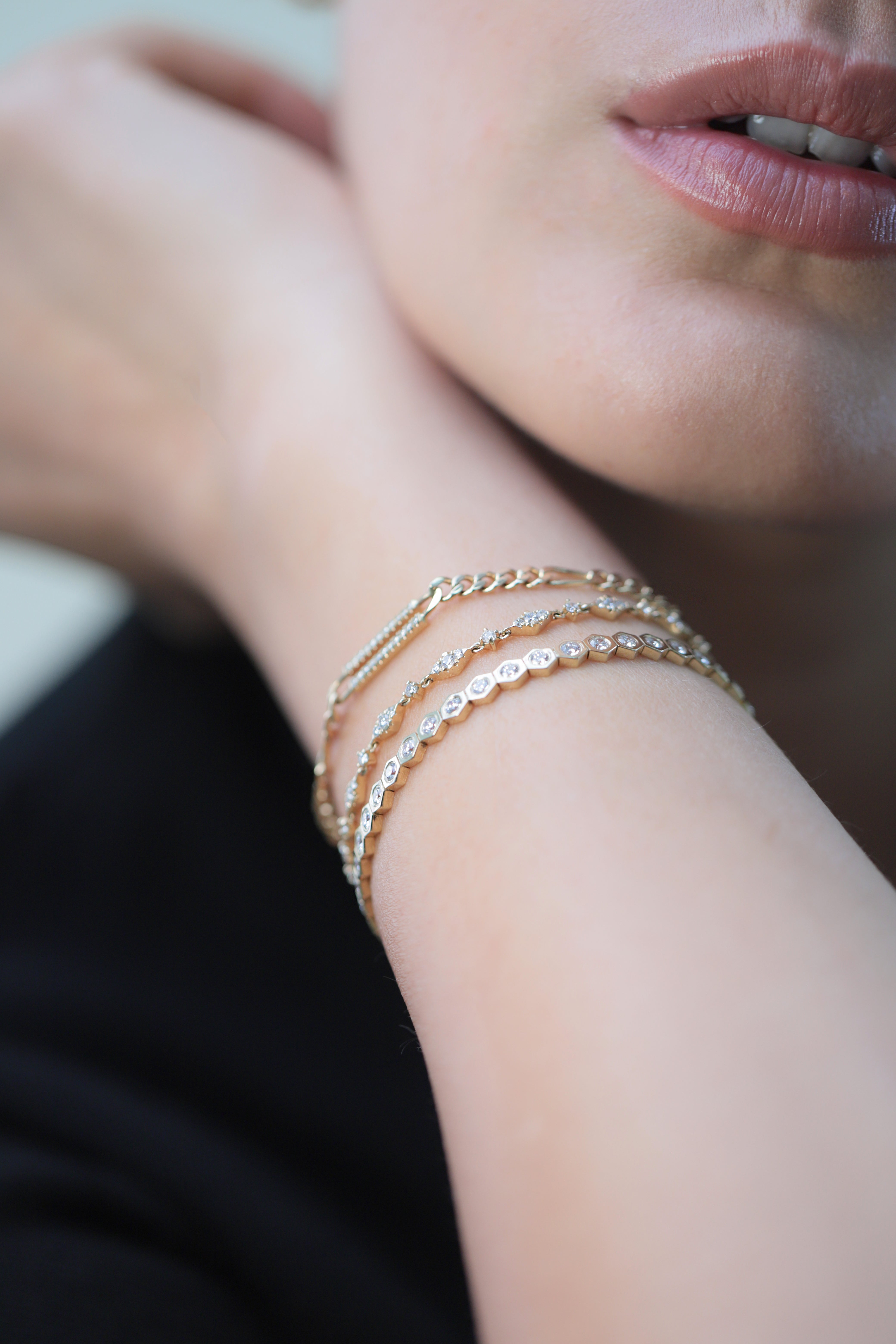 Deborah bracelet in White Diamonds