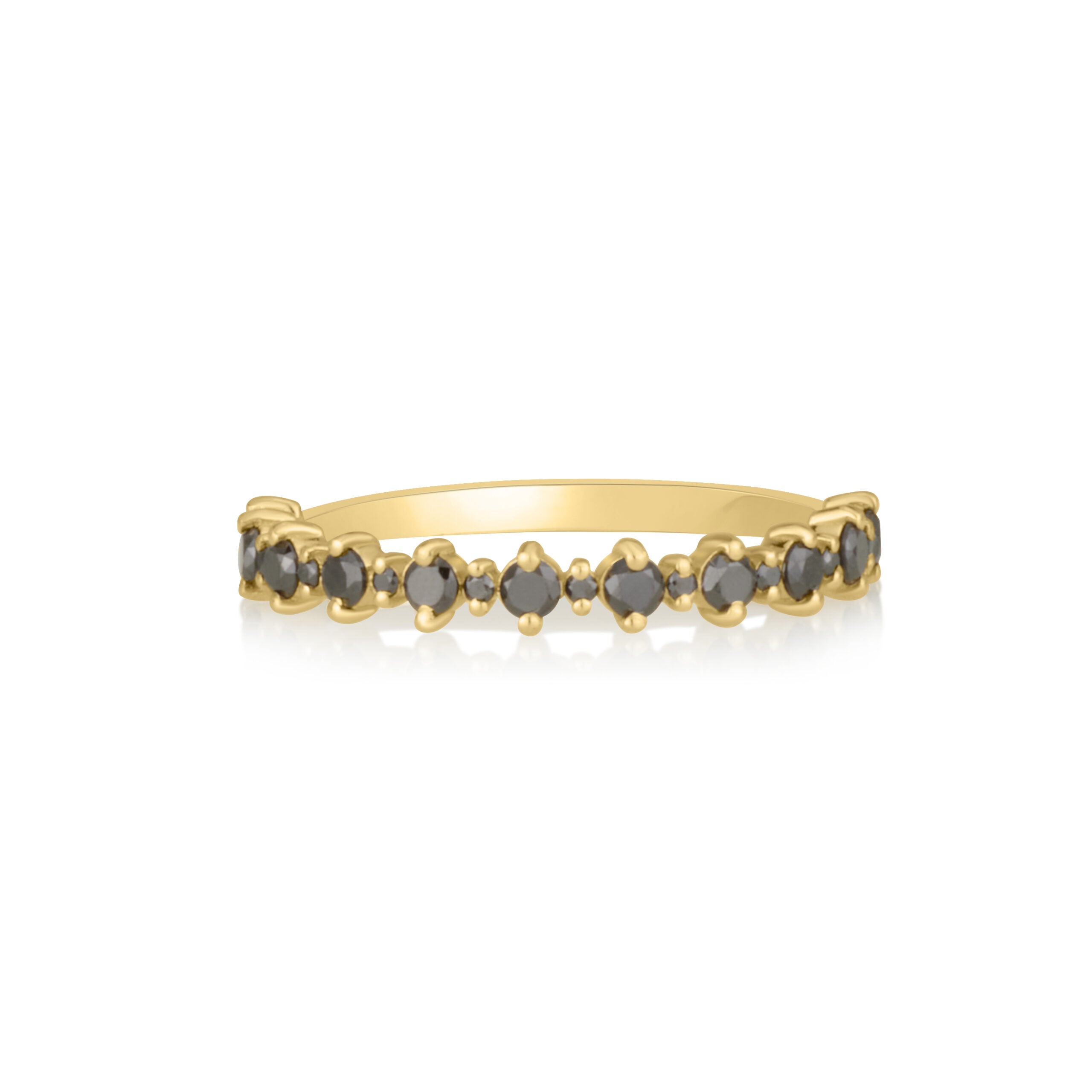 Ellie Ring in Black Diamonds