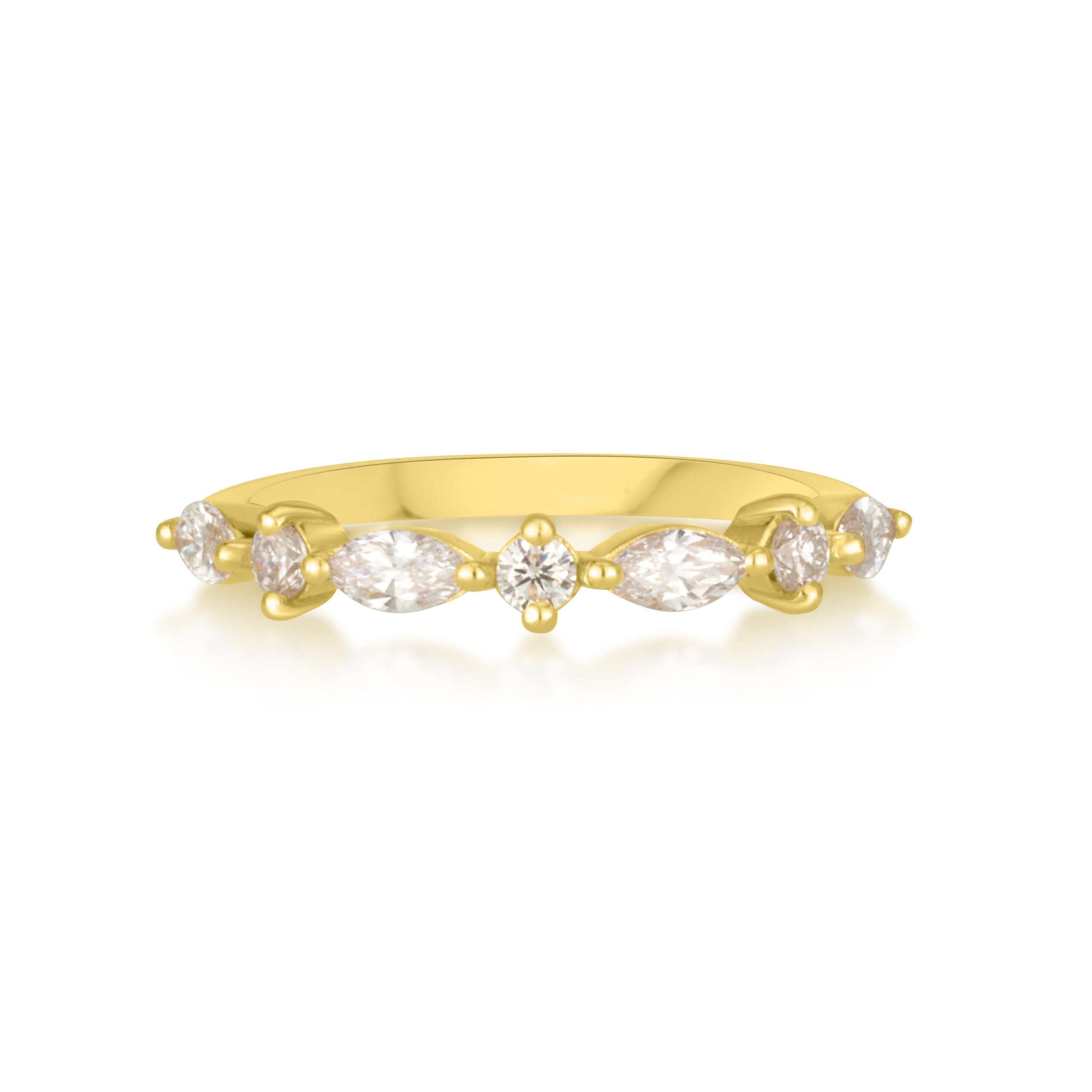 Eva ring in white diamonds (Large)