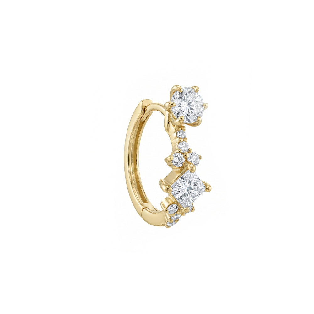 Tzlil Solitaire Diamond Earring