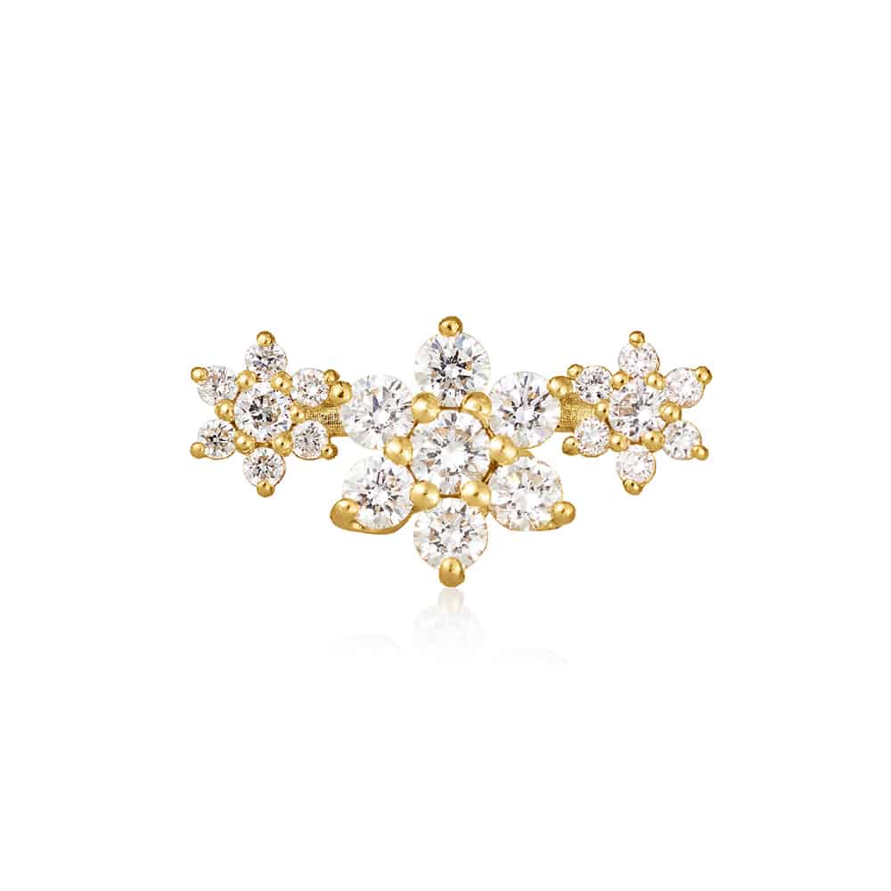 Diamond Fiori Stud