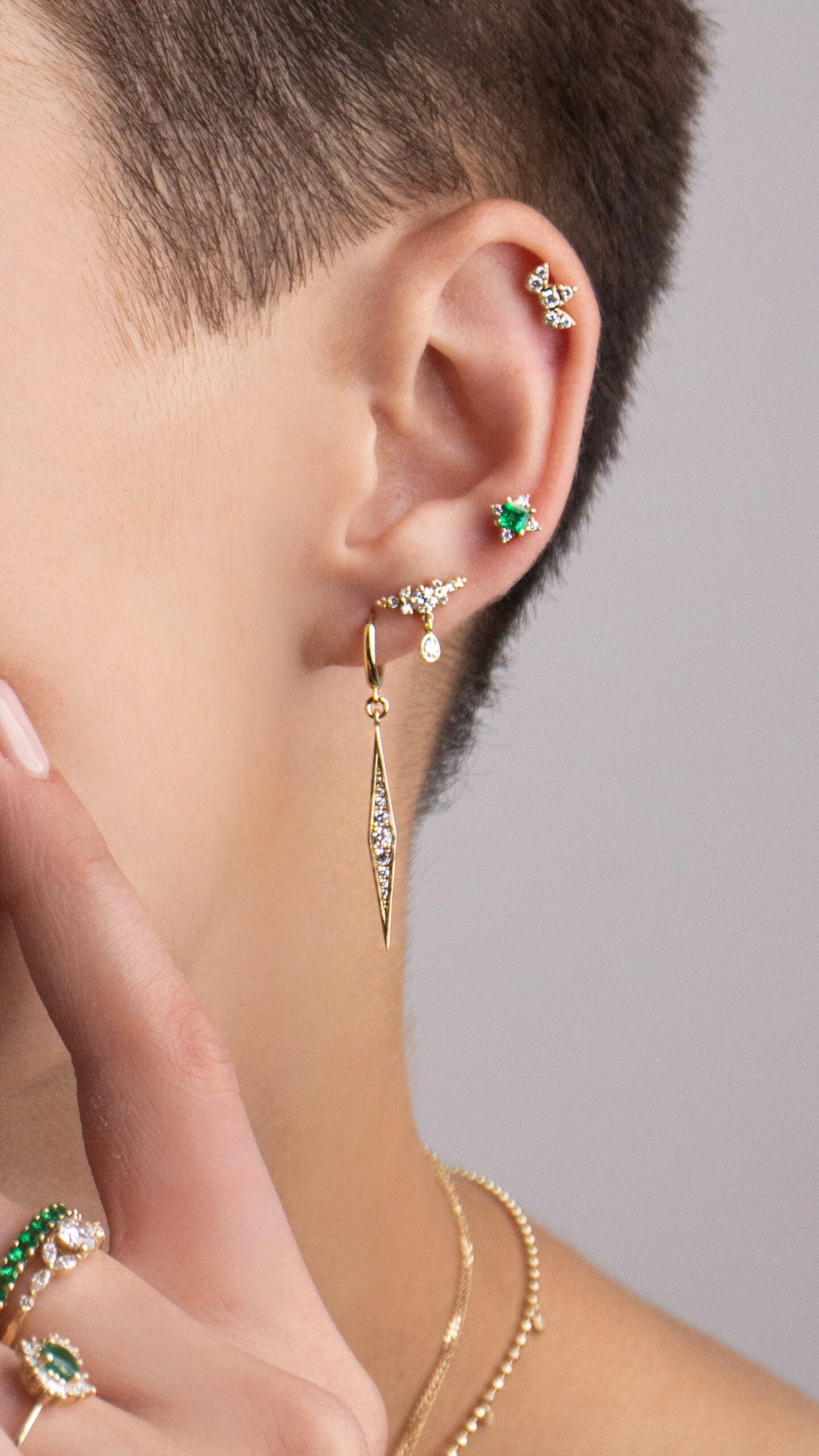 Marilyn Earring In White Diamonds