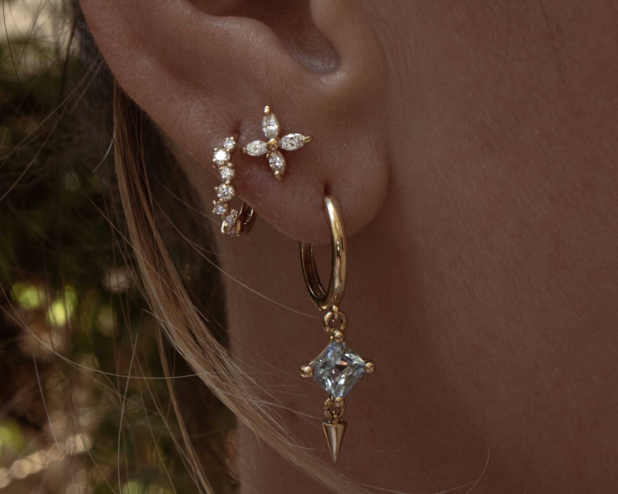 4 Marquise Stud