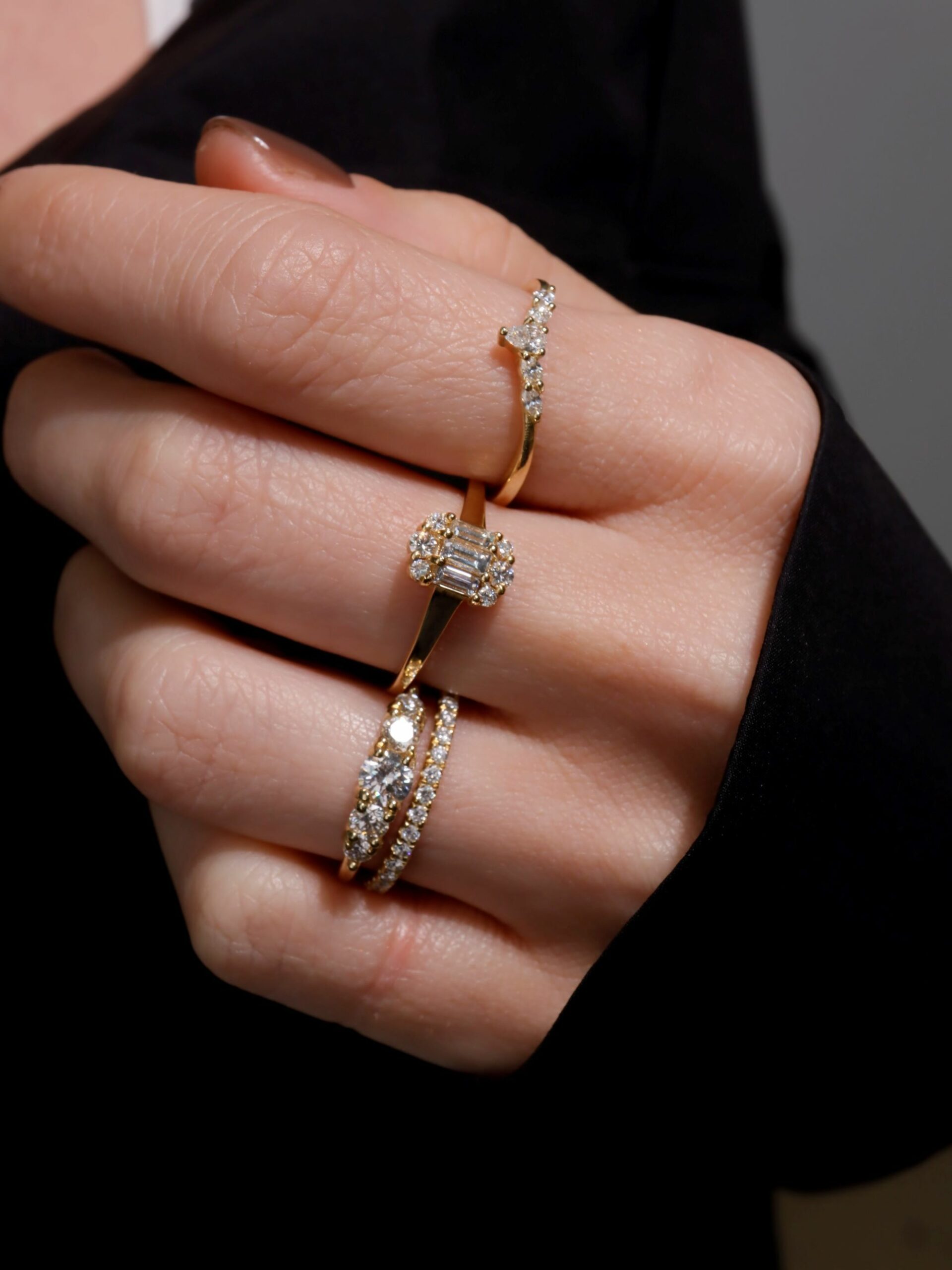 Baguette cluster ring (SMALL)