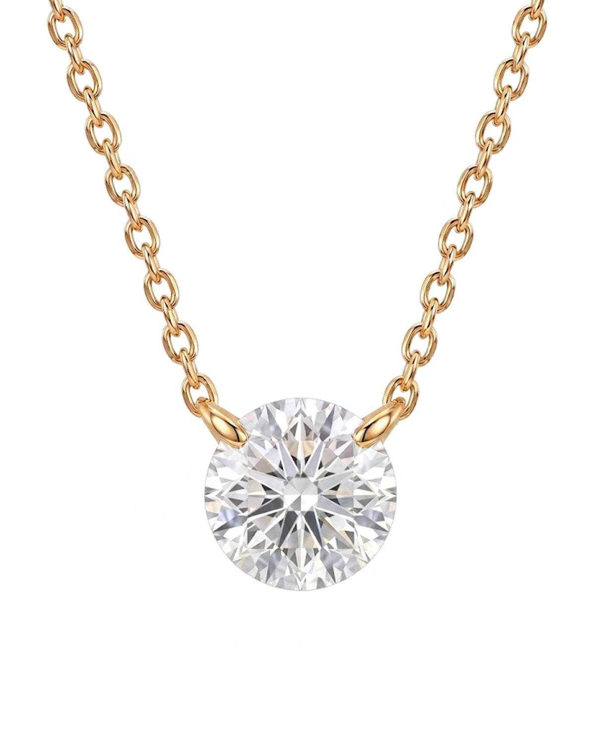 Solitaire Diamond Necklace