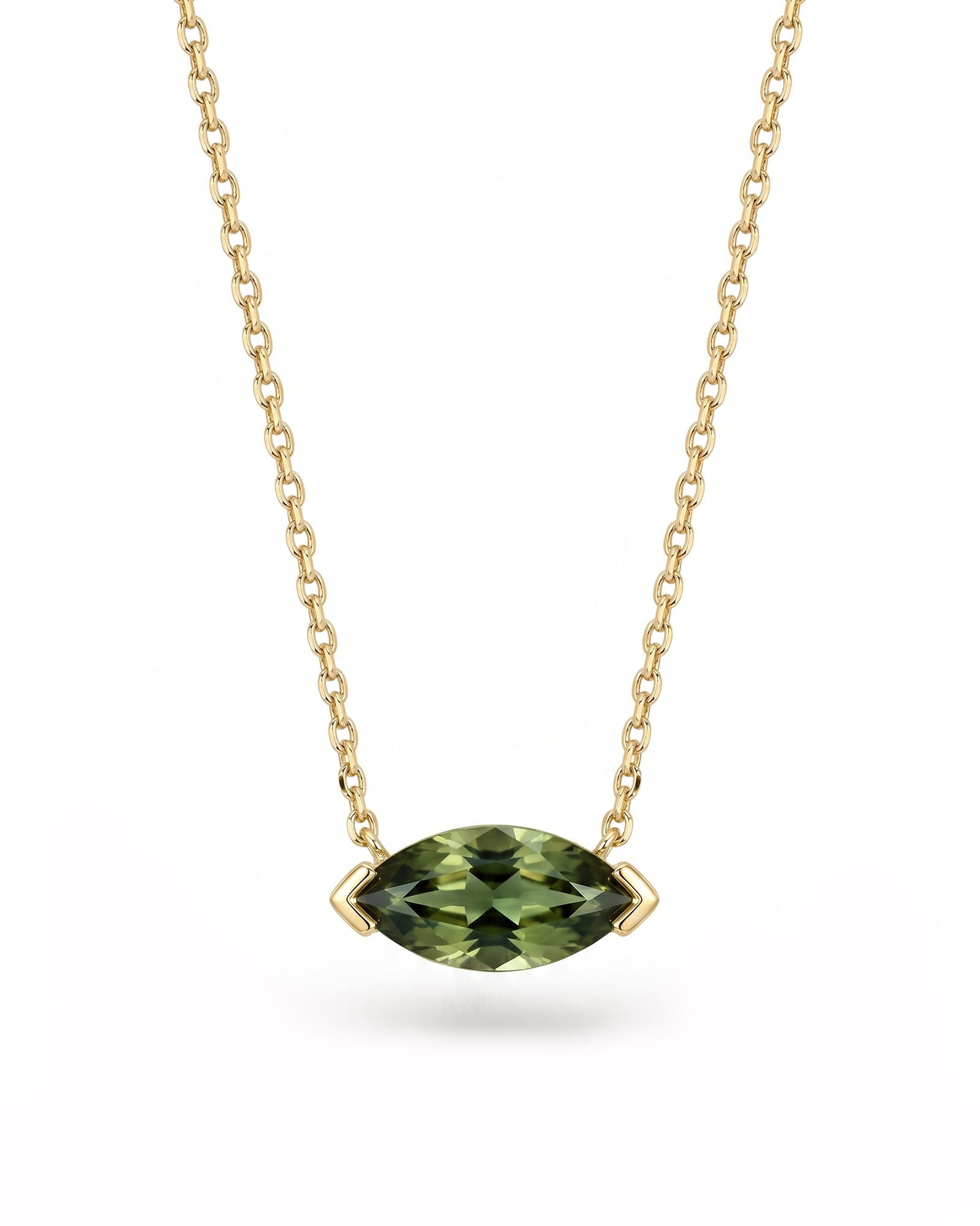 Tourmaline Marquise Necklace