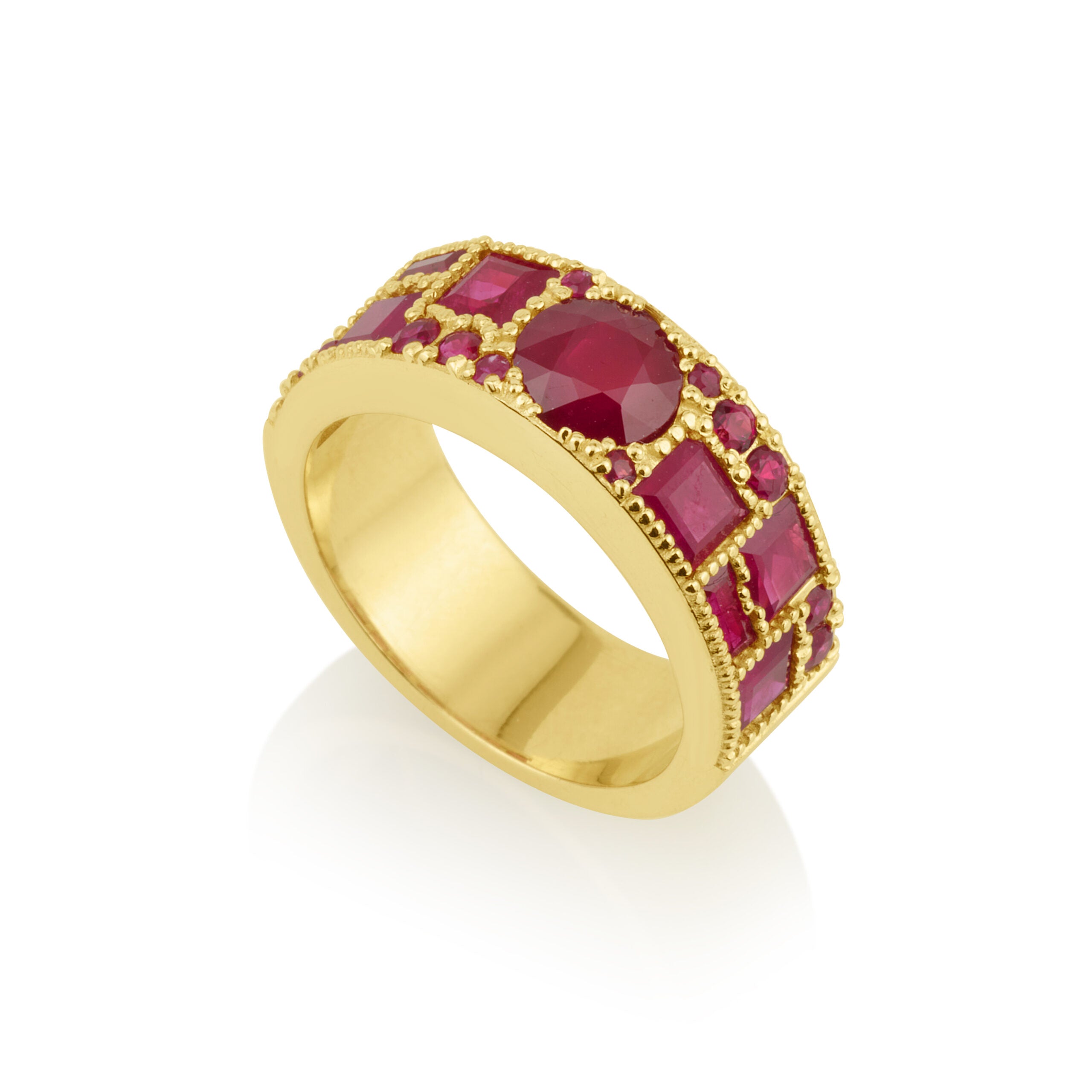 All Shapes Ring in Ruby XL