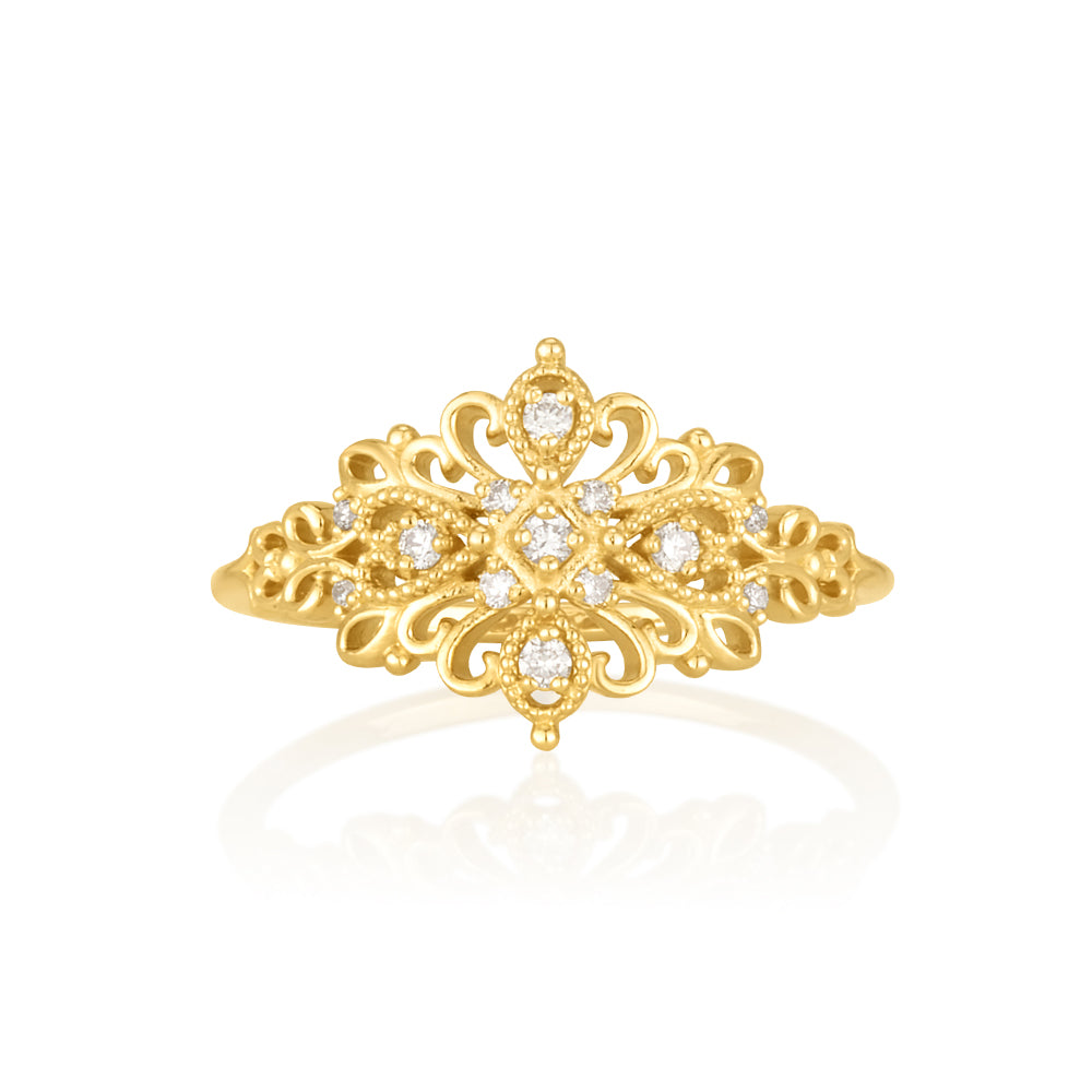 Lace Crown Ring