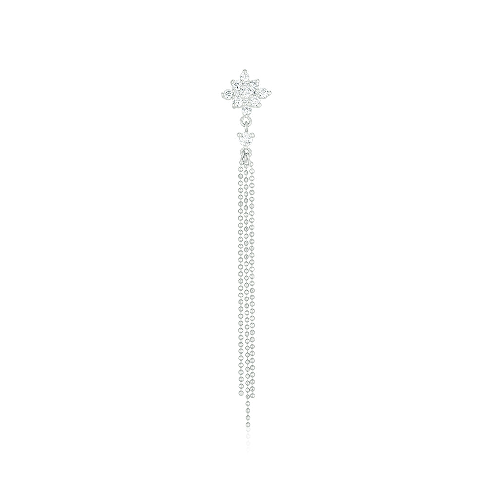 Snowflake and chains Earring