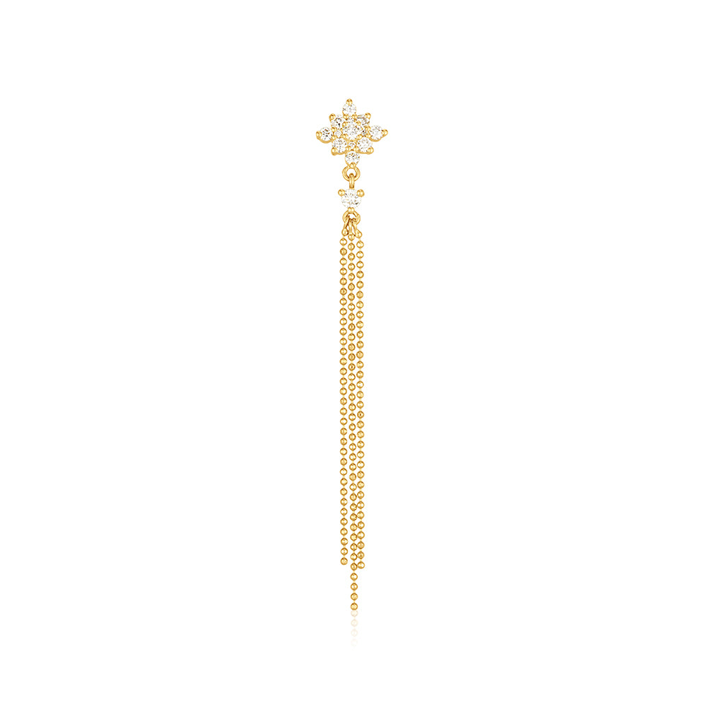 Snowflake and chains Earring