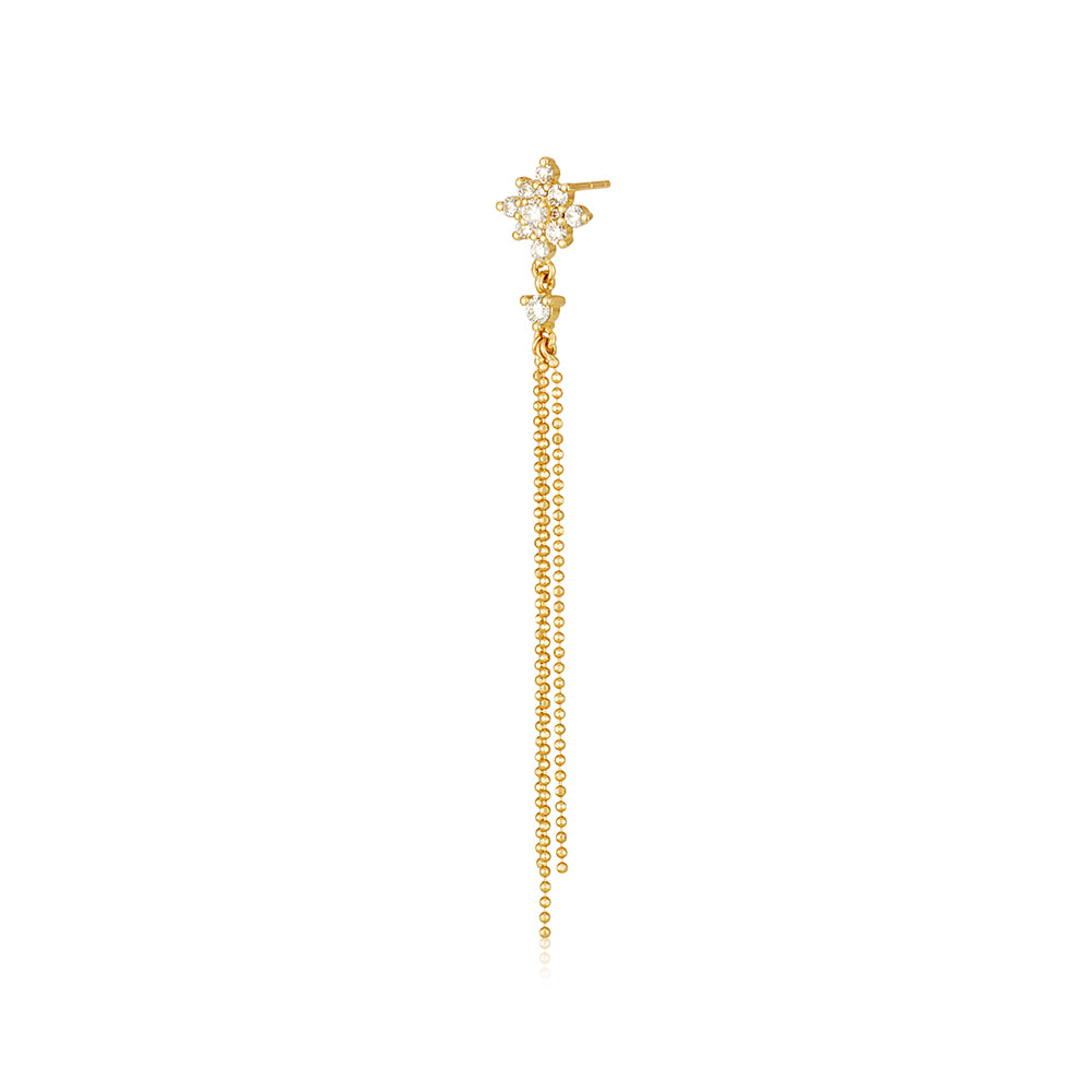 Snowflake and chains Earring