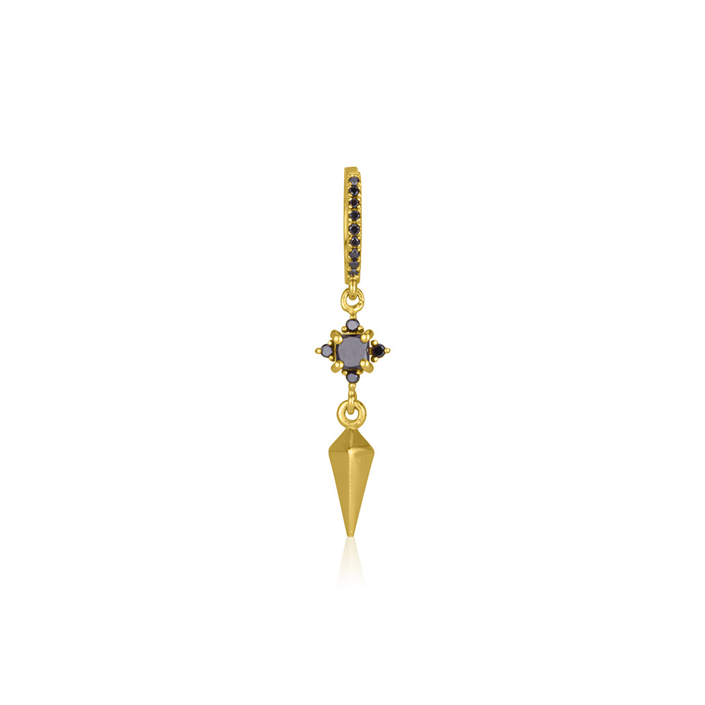 Spark Earring In Black Diamonds