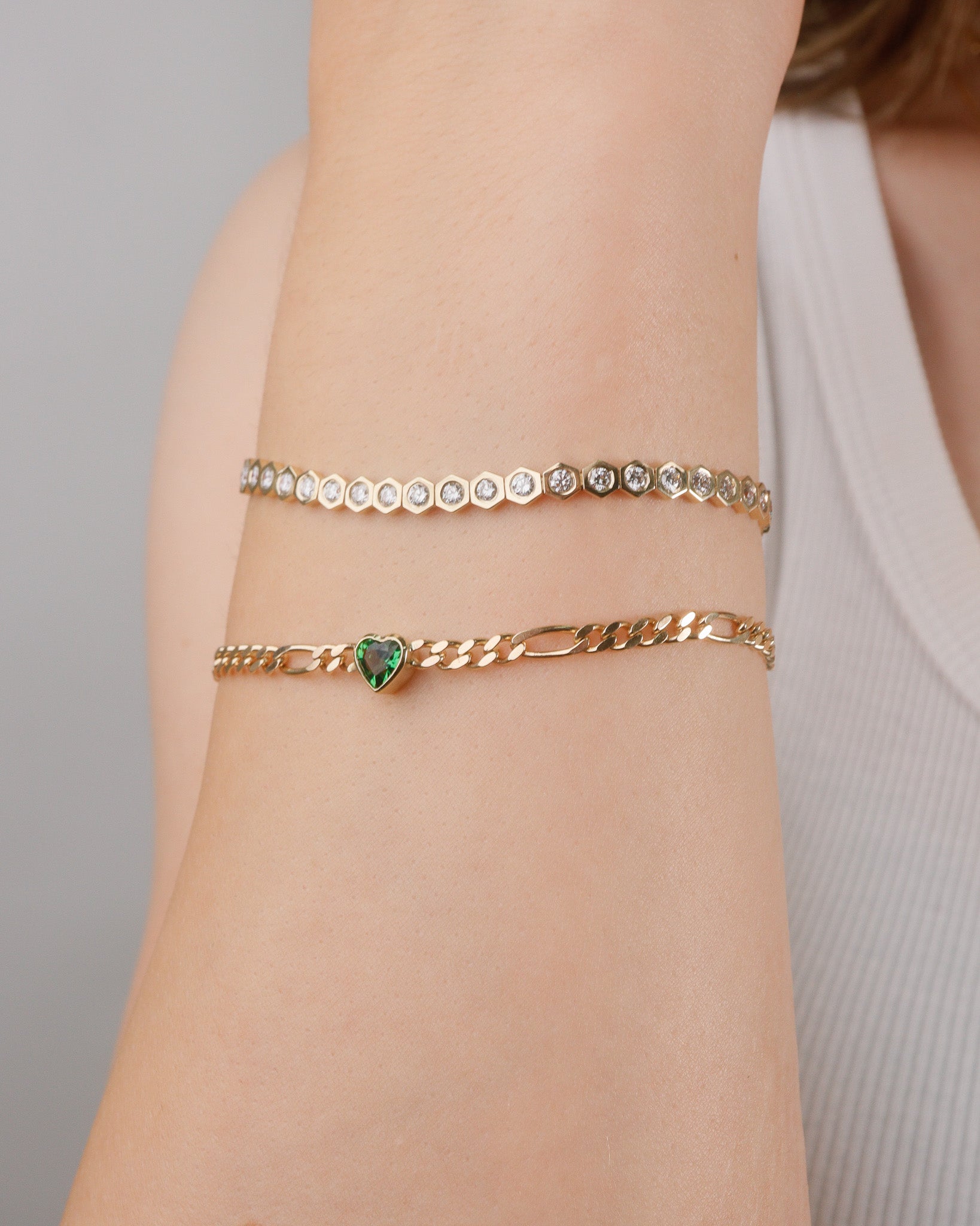 Tourmaline Heart Bracelet