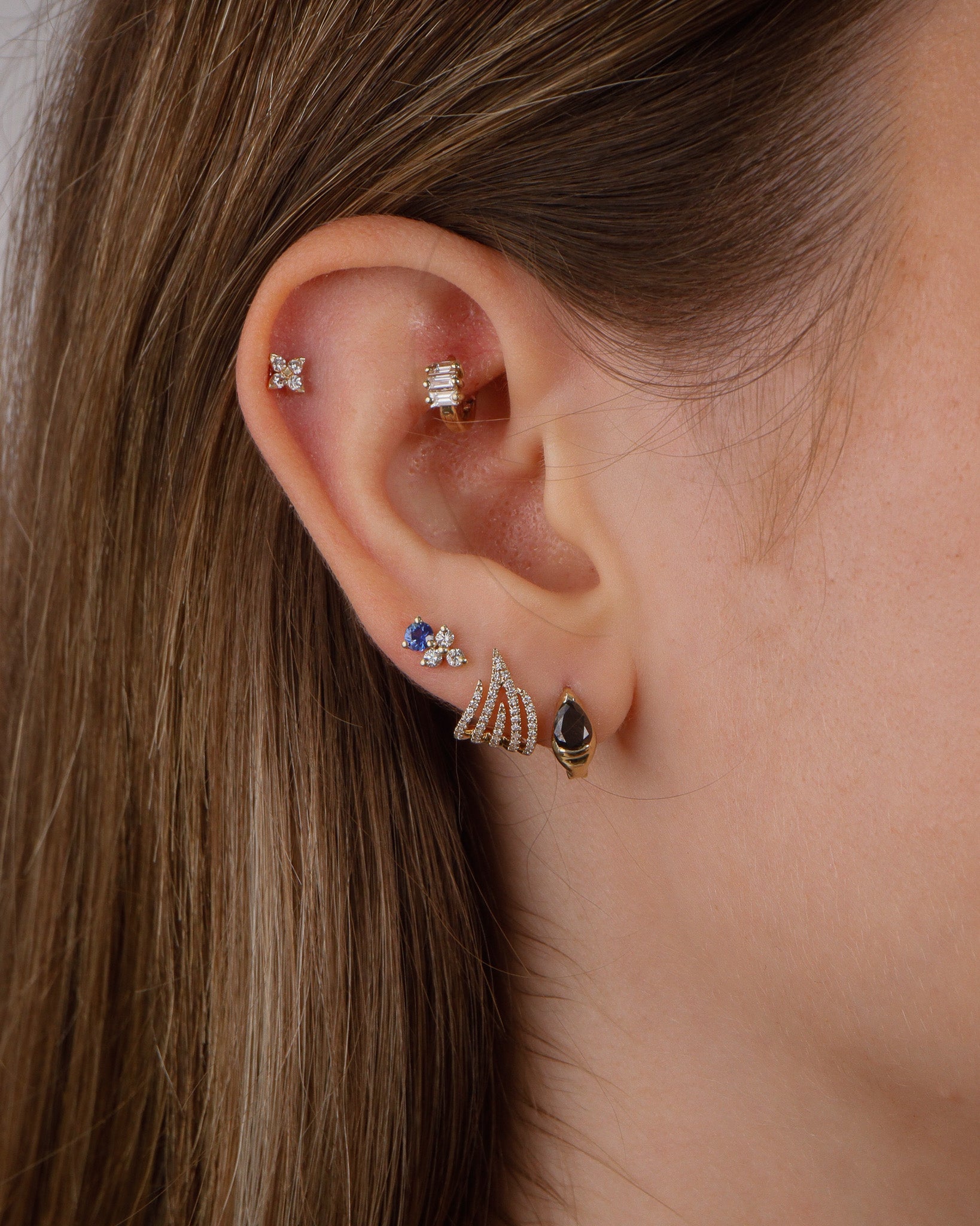 Liri Earring in Black Diamond