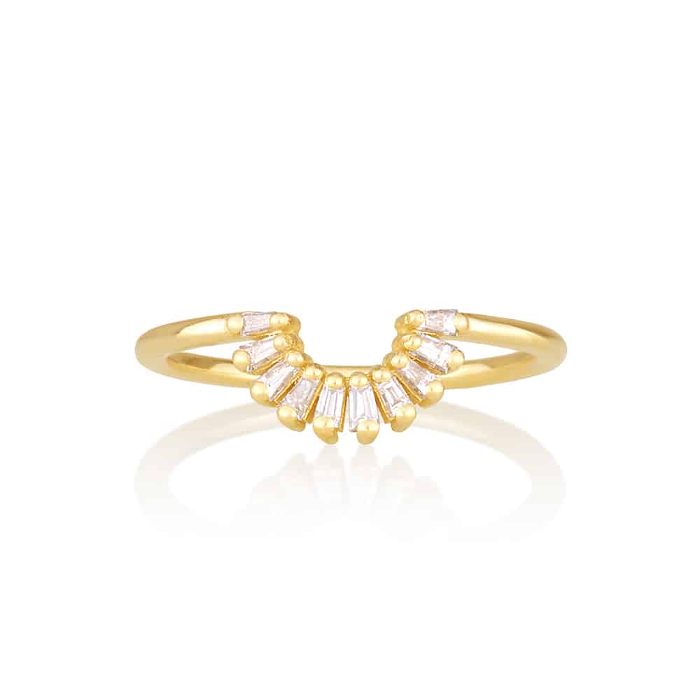 Tepper crown ring YELLOW color