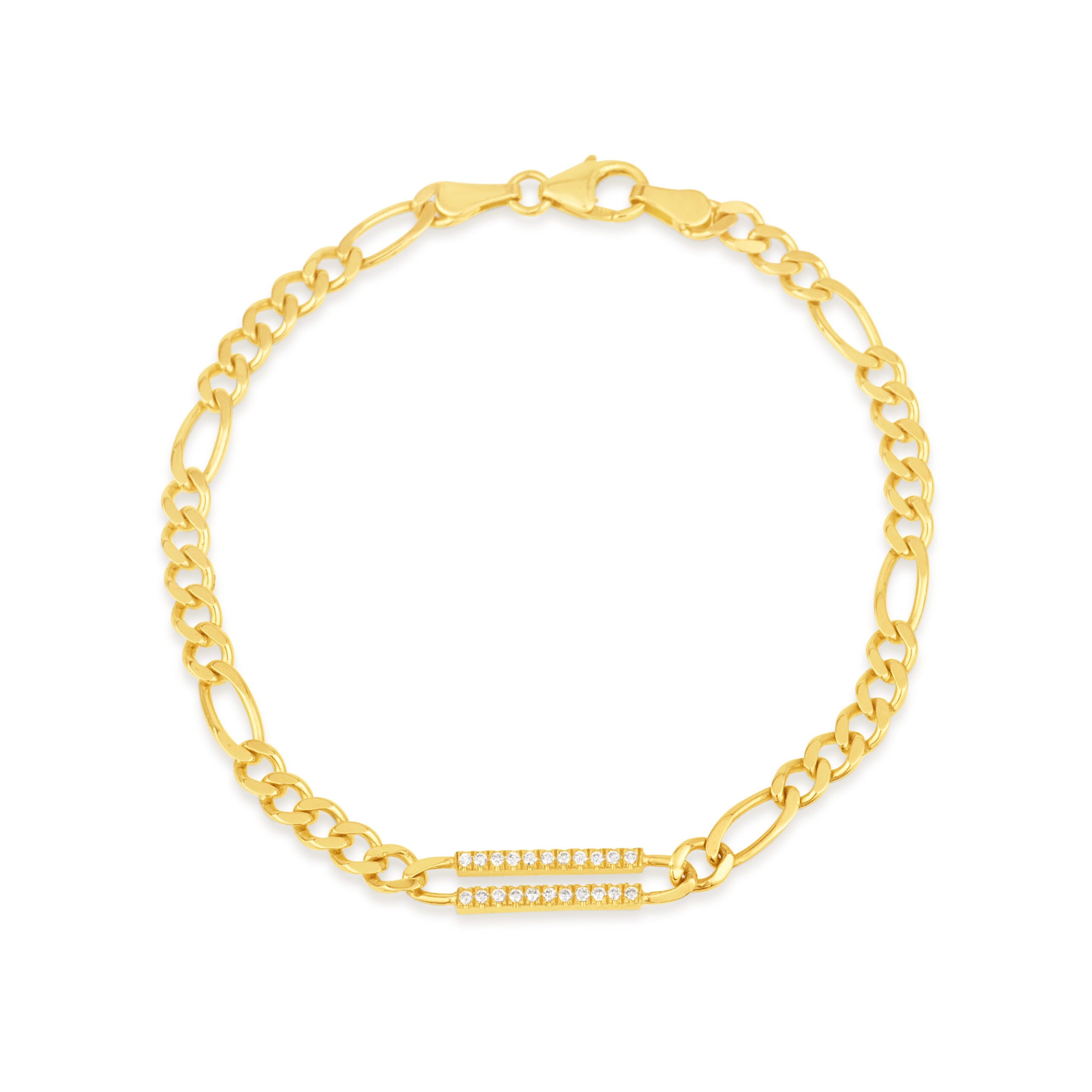 Two-Row Gourmet Diamond Bracelet
