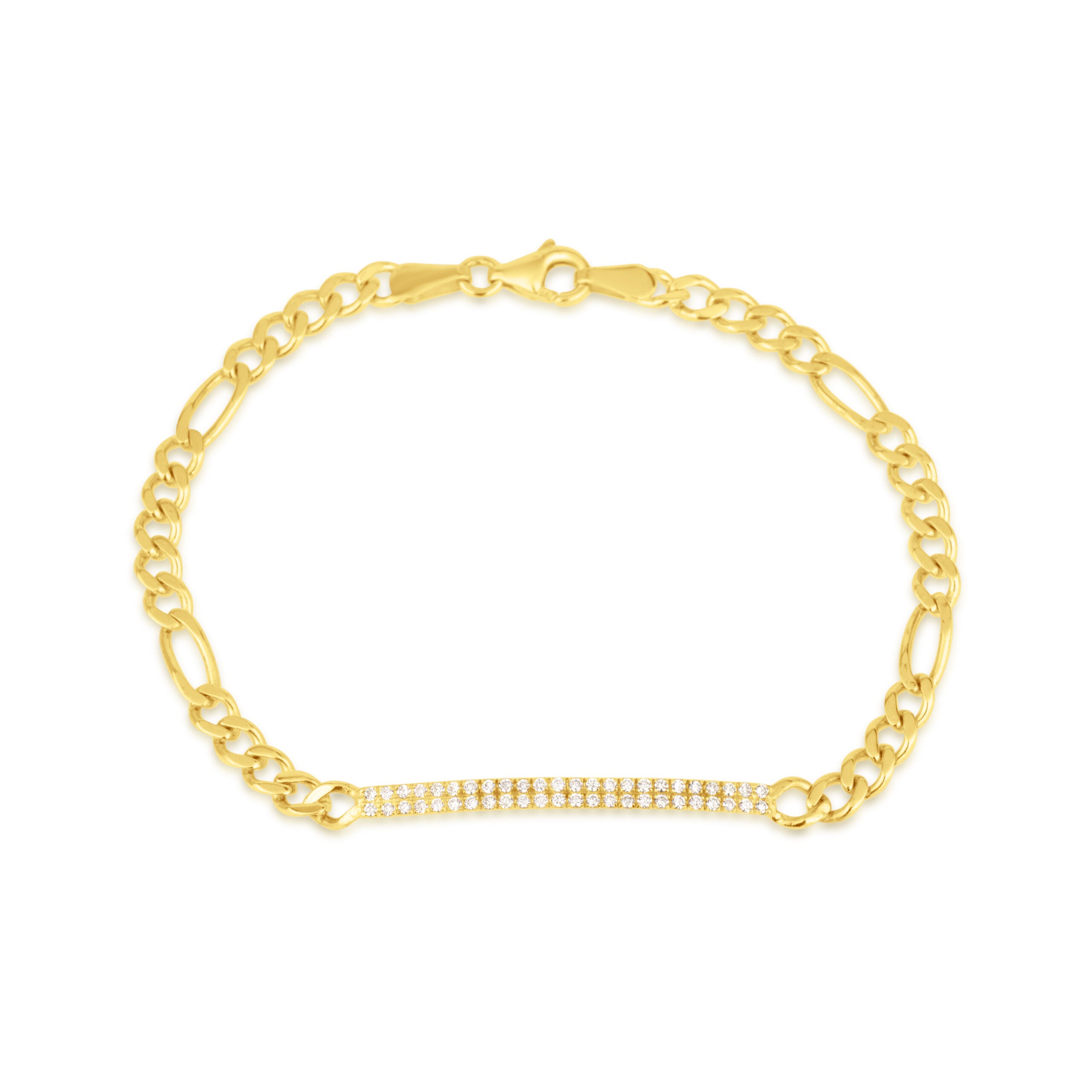 Two row diamond bracelet