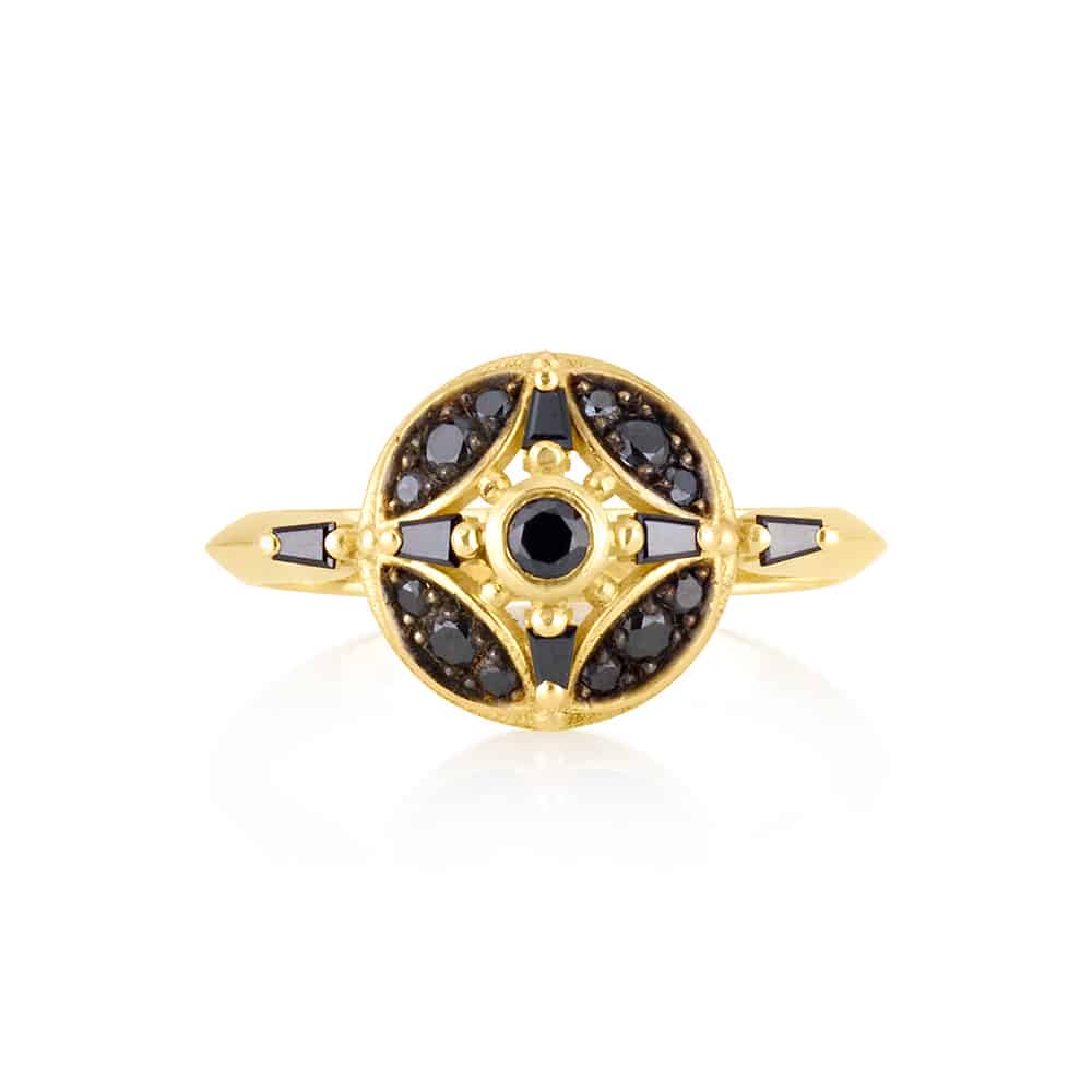 Black diamond Zoe ring