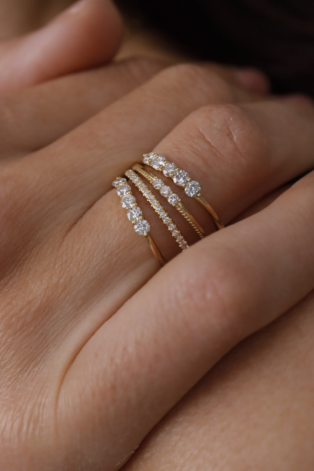 Five diamond ring
