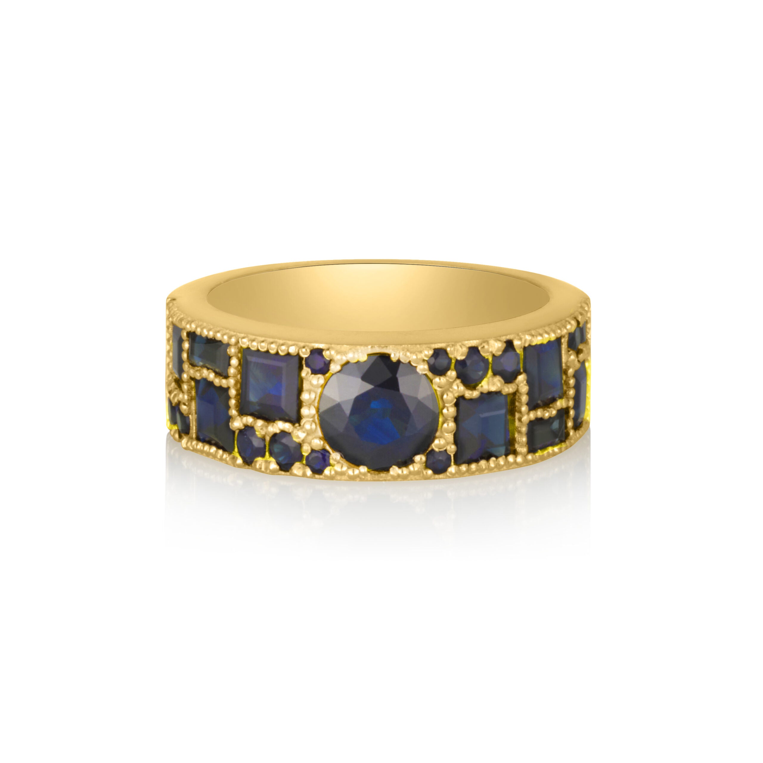 All Shapes Ring in Sapphires XL