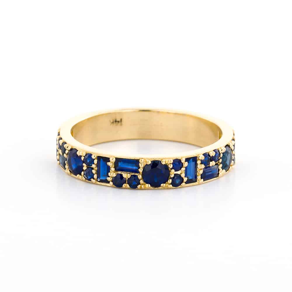 All Shapes Sapphire Ring