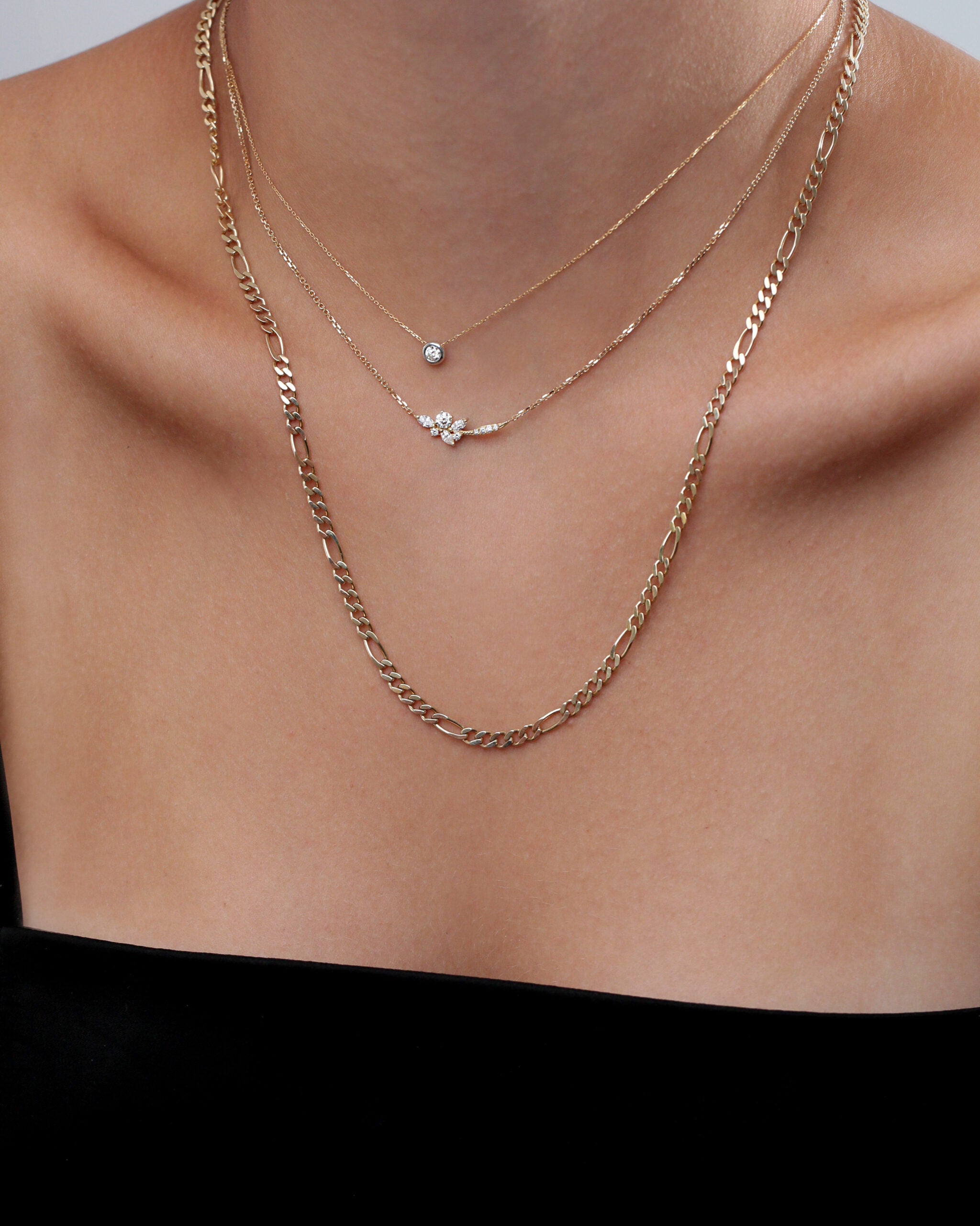 6 mm Angels Hair Diamond Necklace (M)