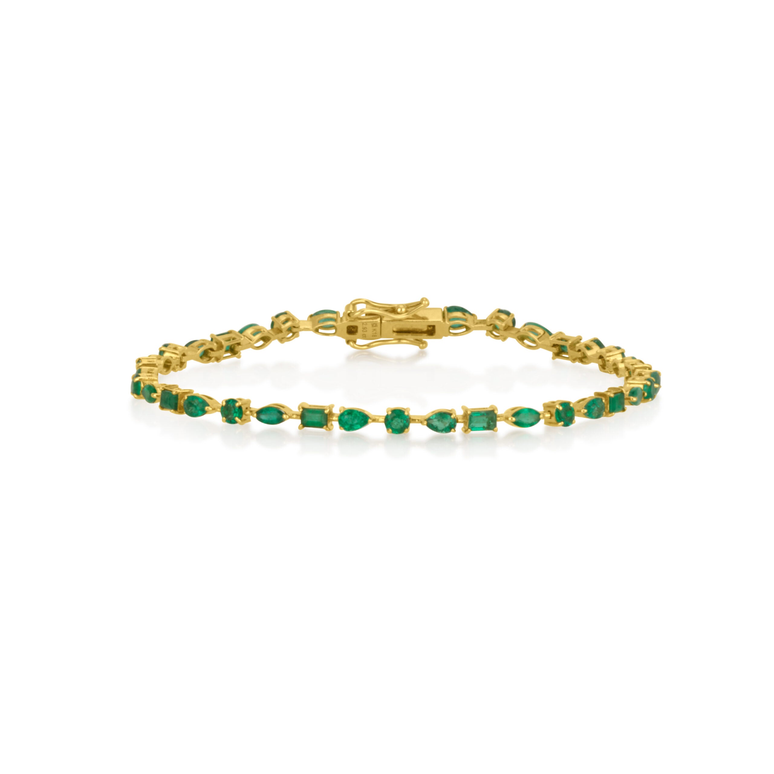 Cannes Bracelet in Emeralds