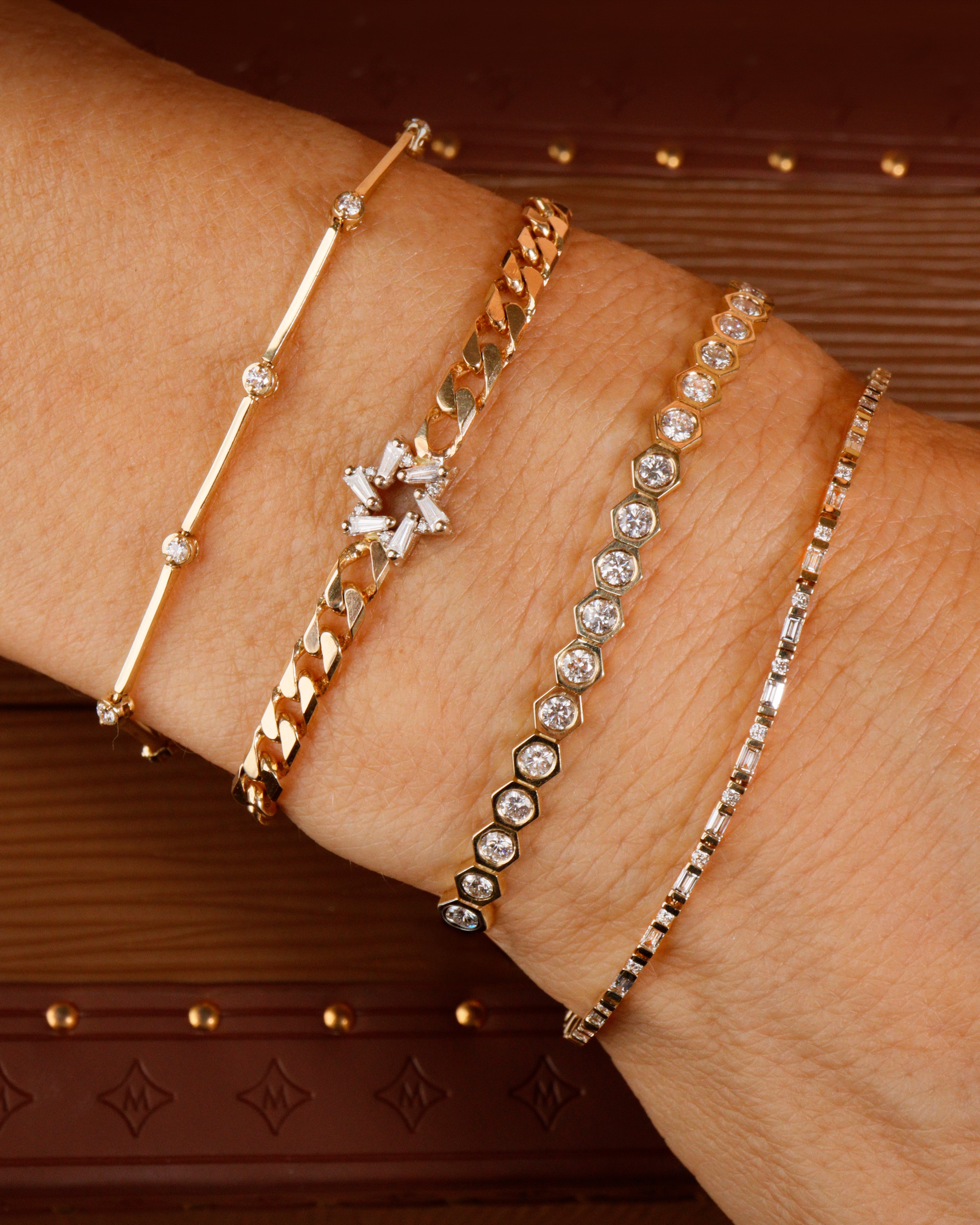 Deborah bracelet in White Diamonds