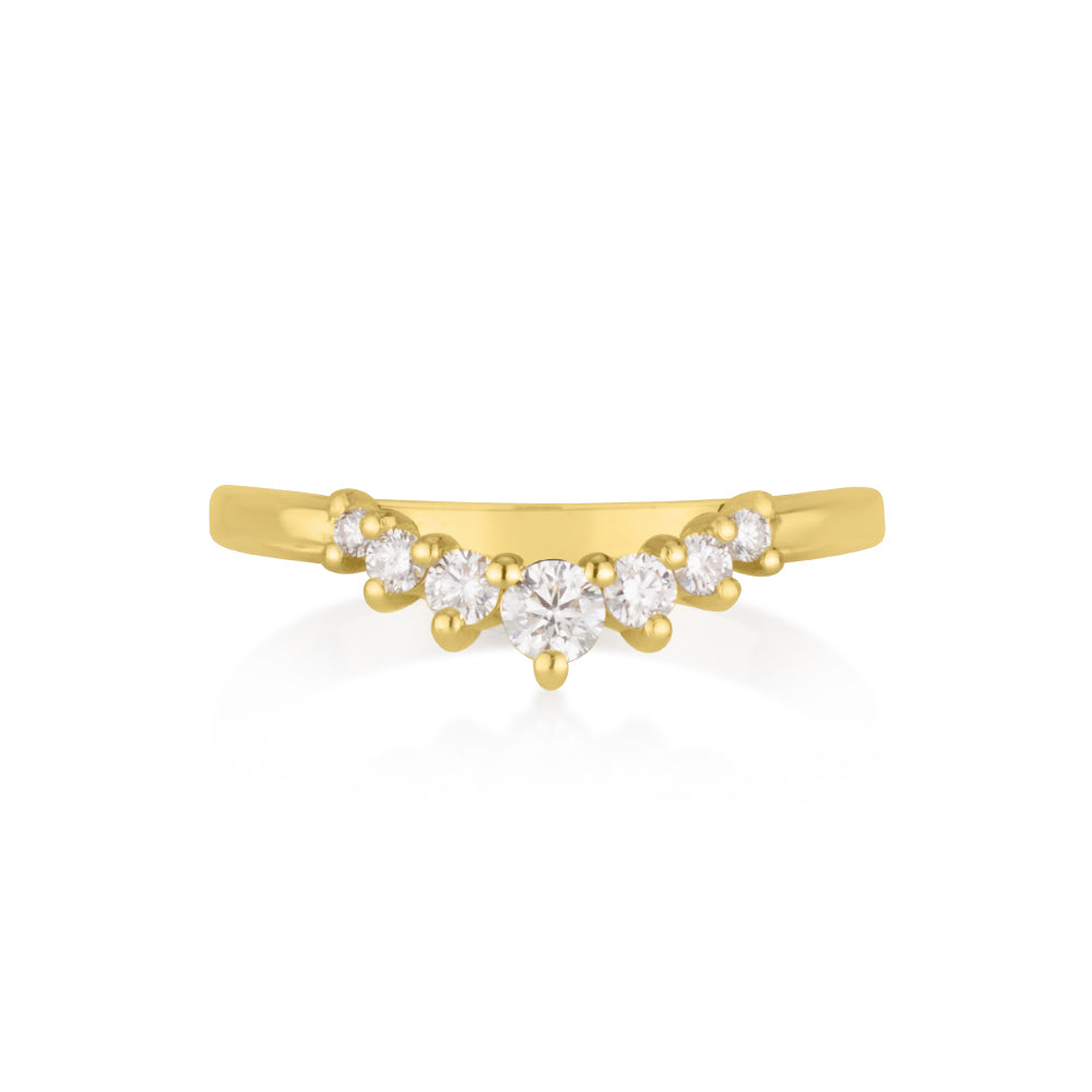 Circle crown ring