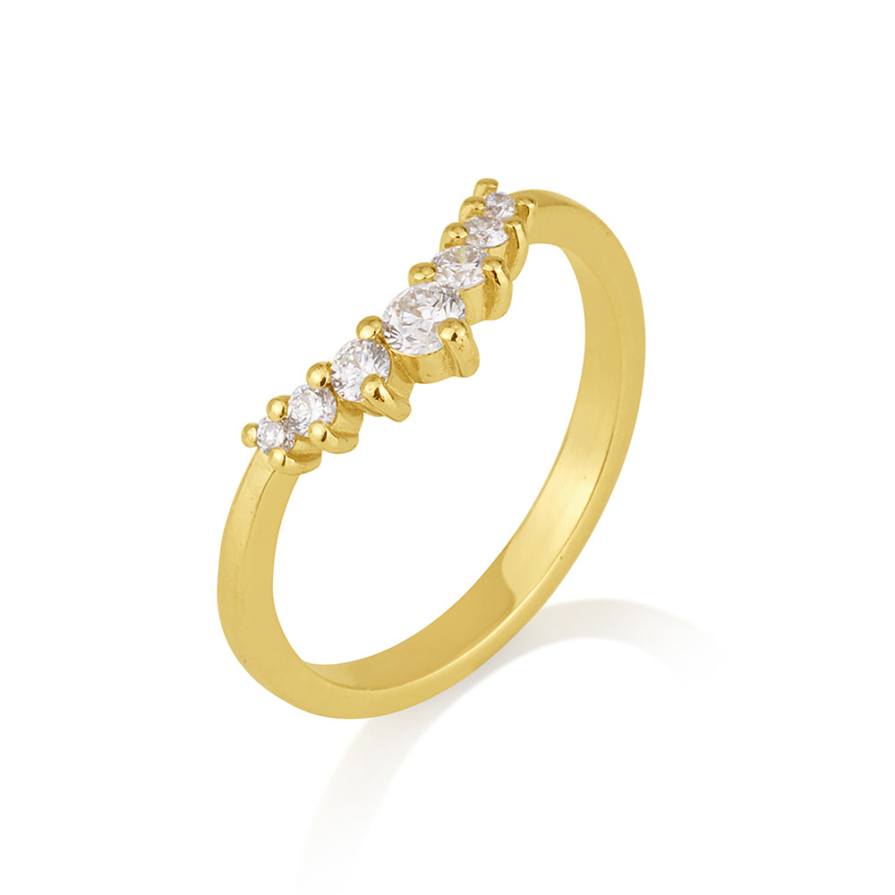 Circle crown ring