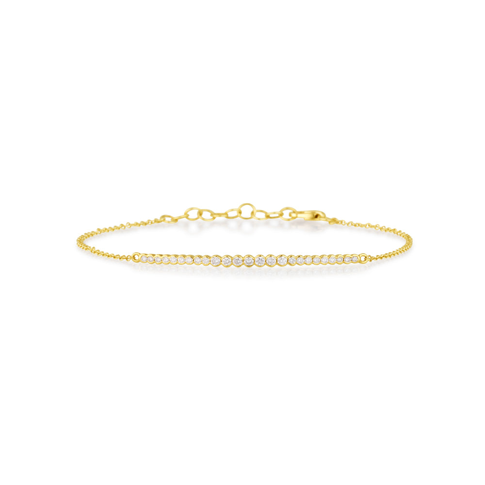 Degrade Bar Diamond Bracelet