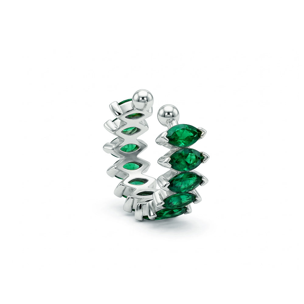 Emerald Marquise Cuff