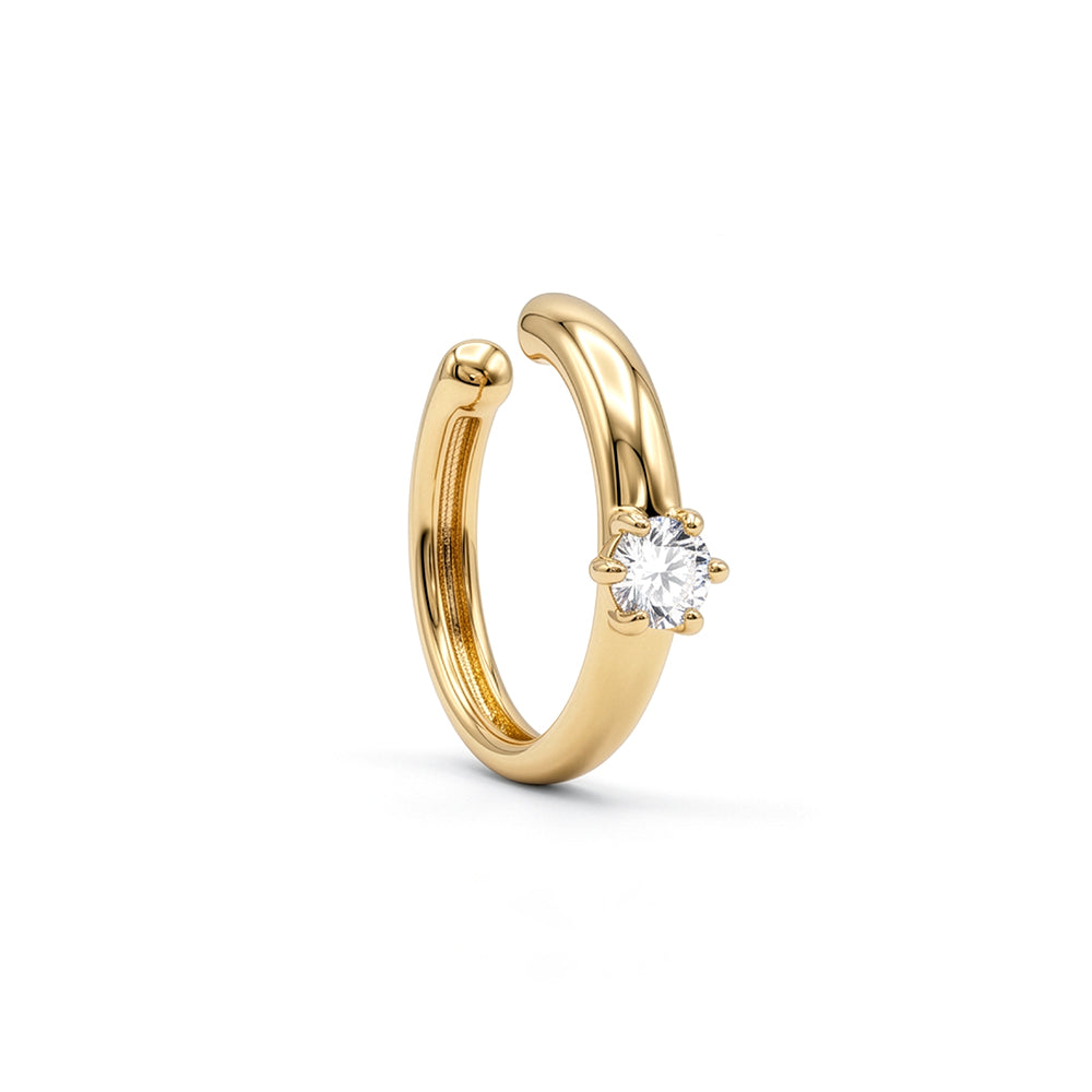 One Diamond Cuff