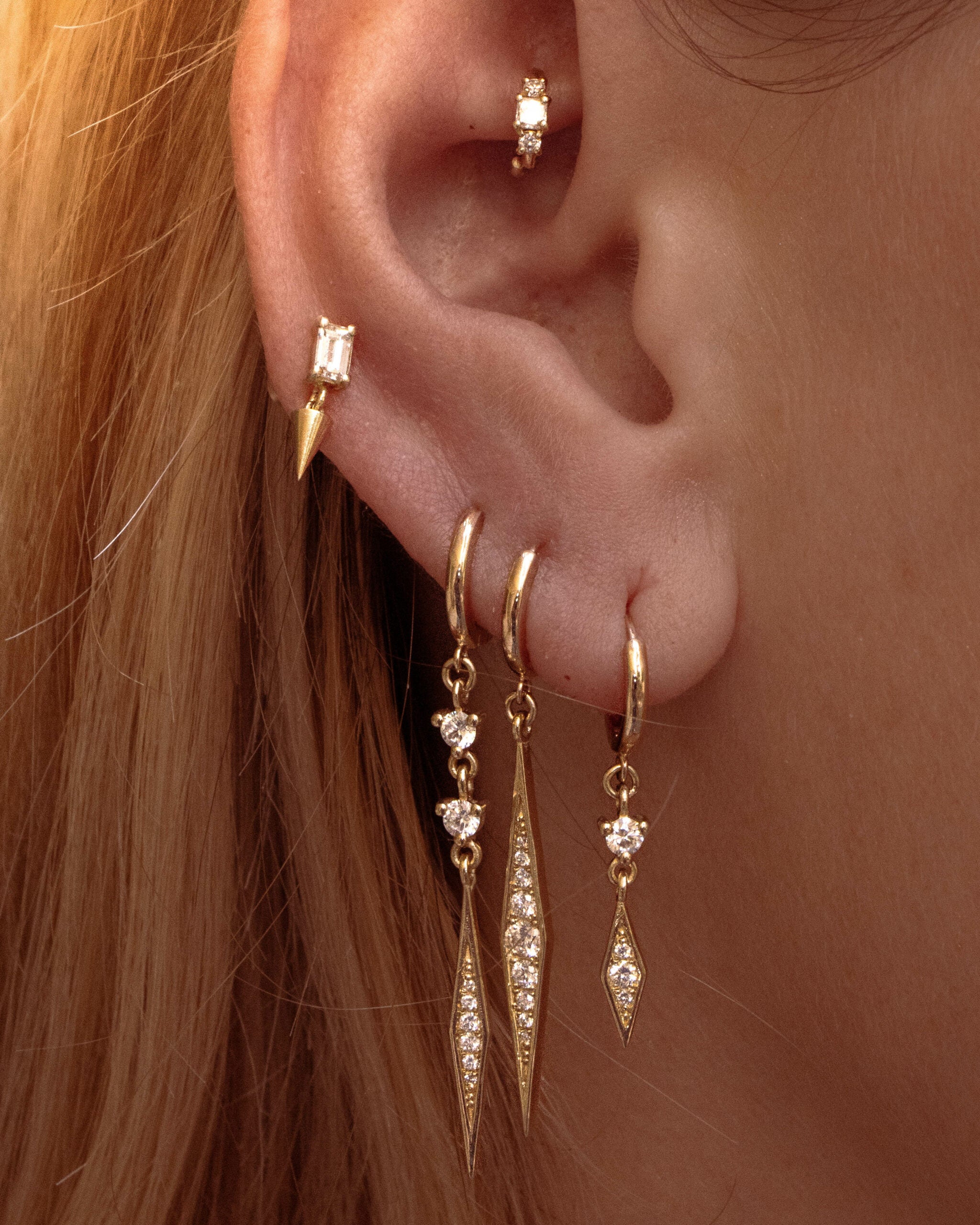 Marilyn Earring In White Diamonds