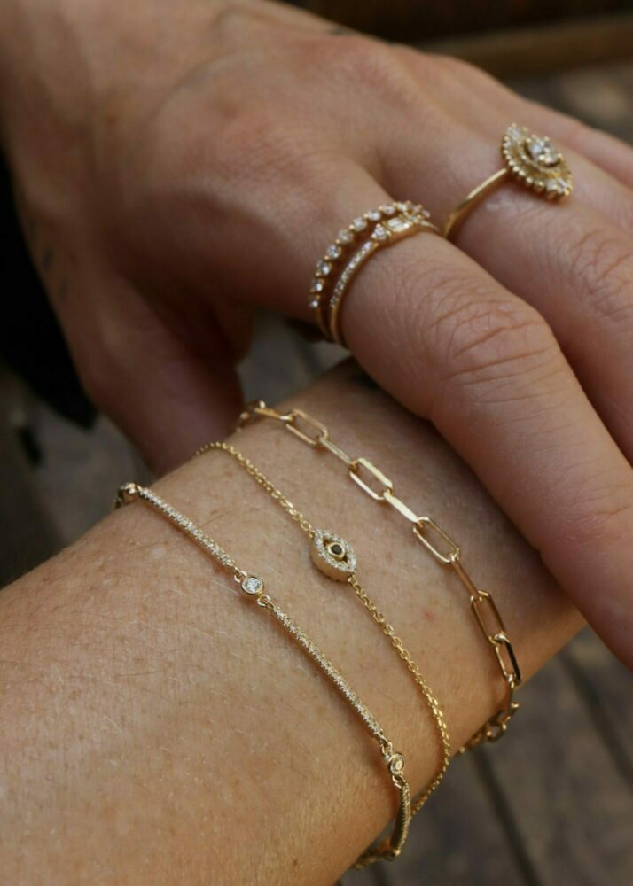 Rectangle Chain Bracelet