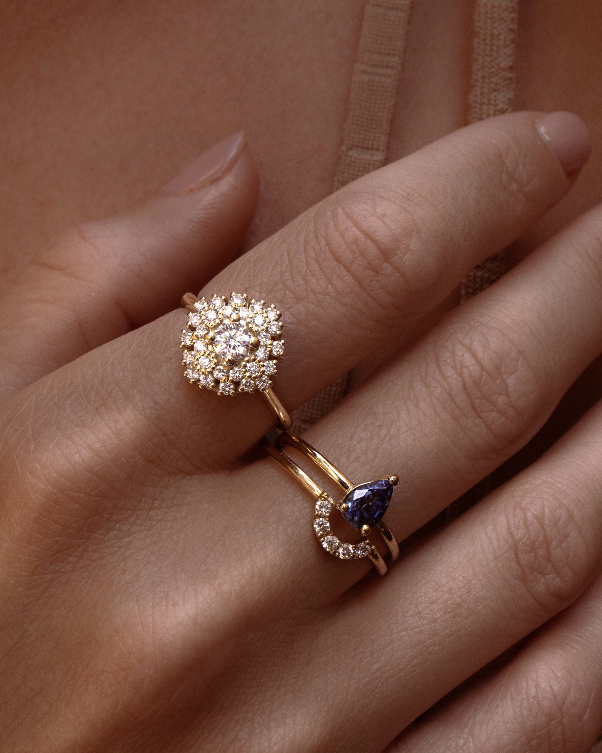 Maggie flower ring