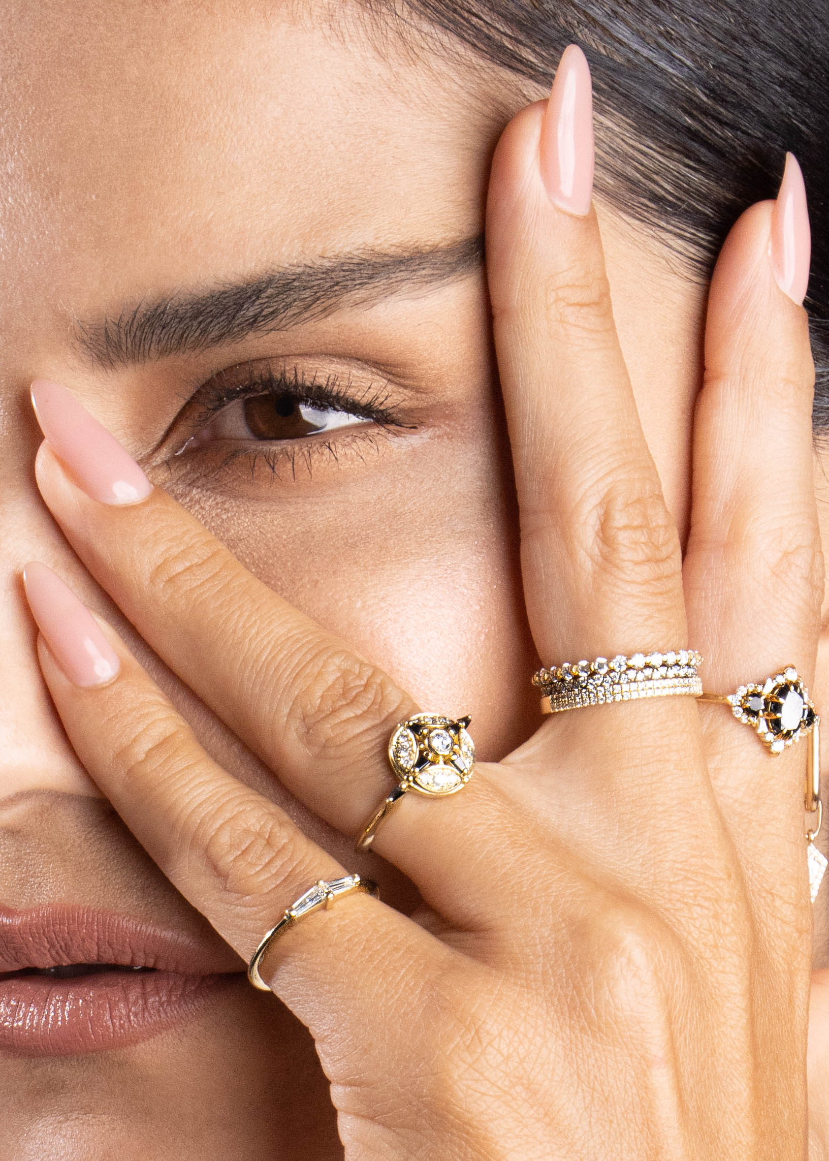 Two Row Diamond Ring
