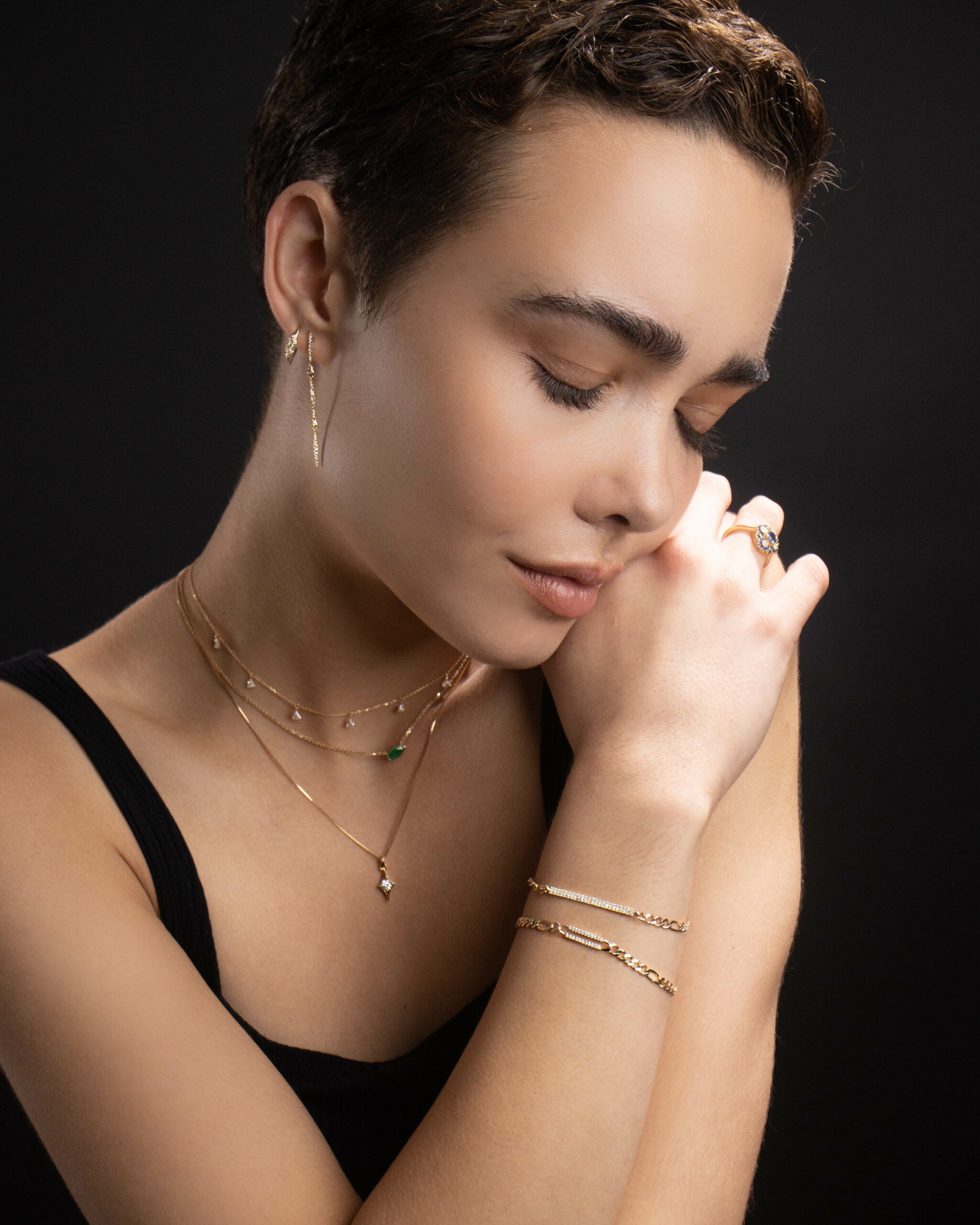 Two-Row Gourmet Diamond Bracelet