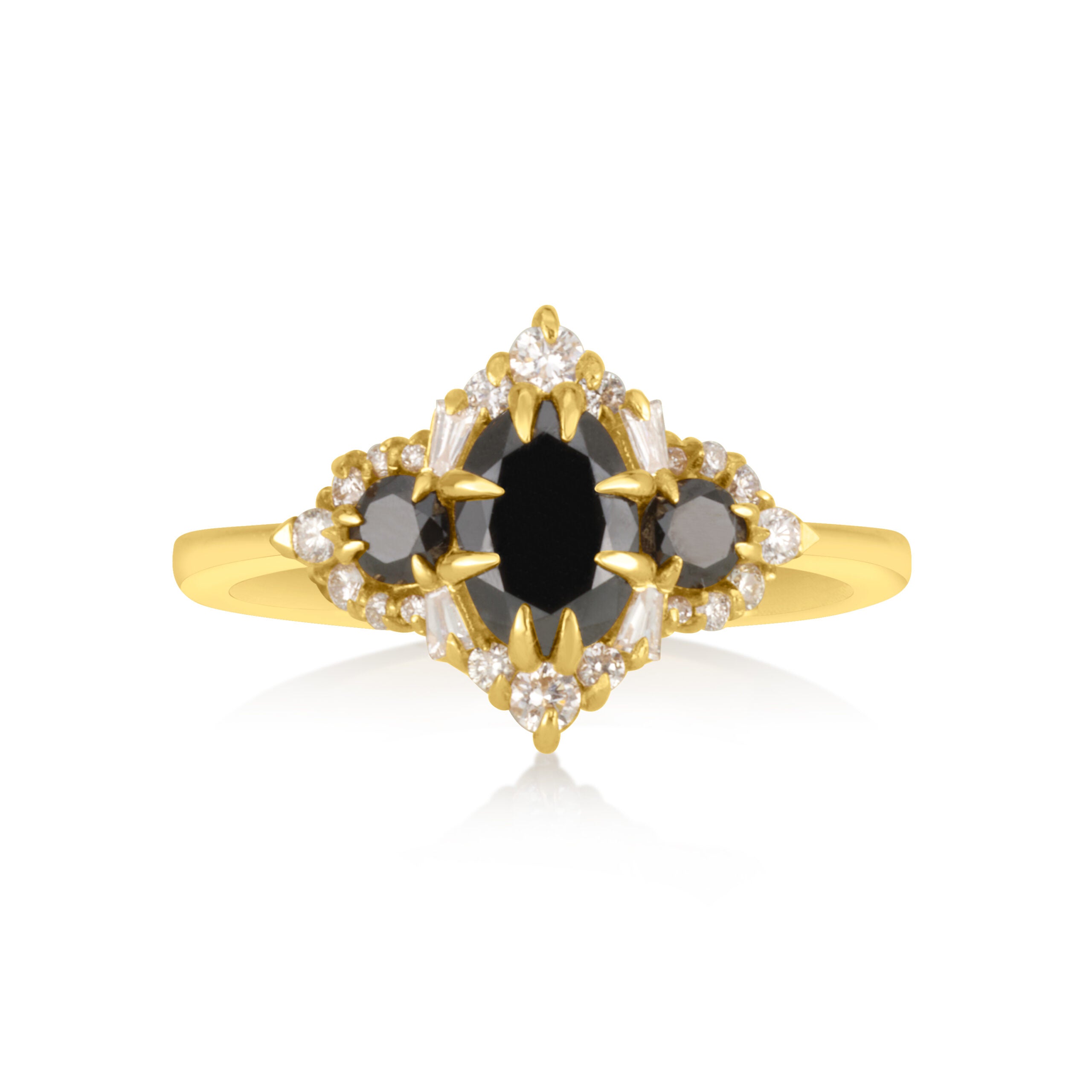 Isabella Ring In Black Diamond