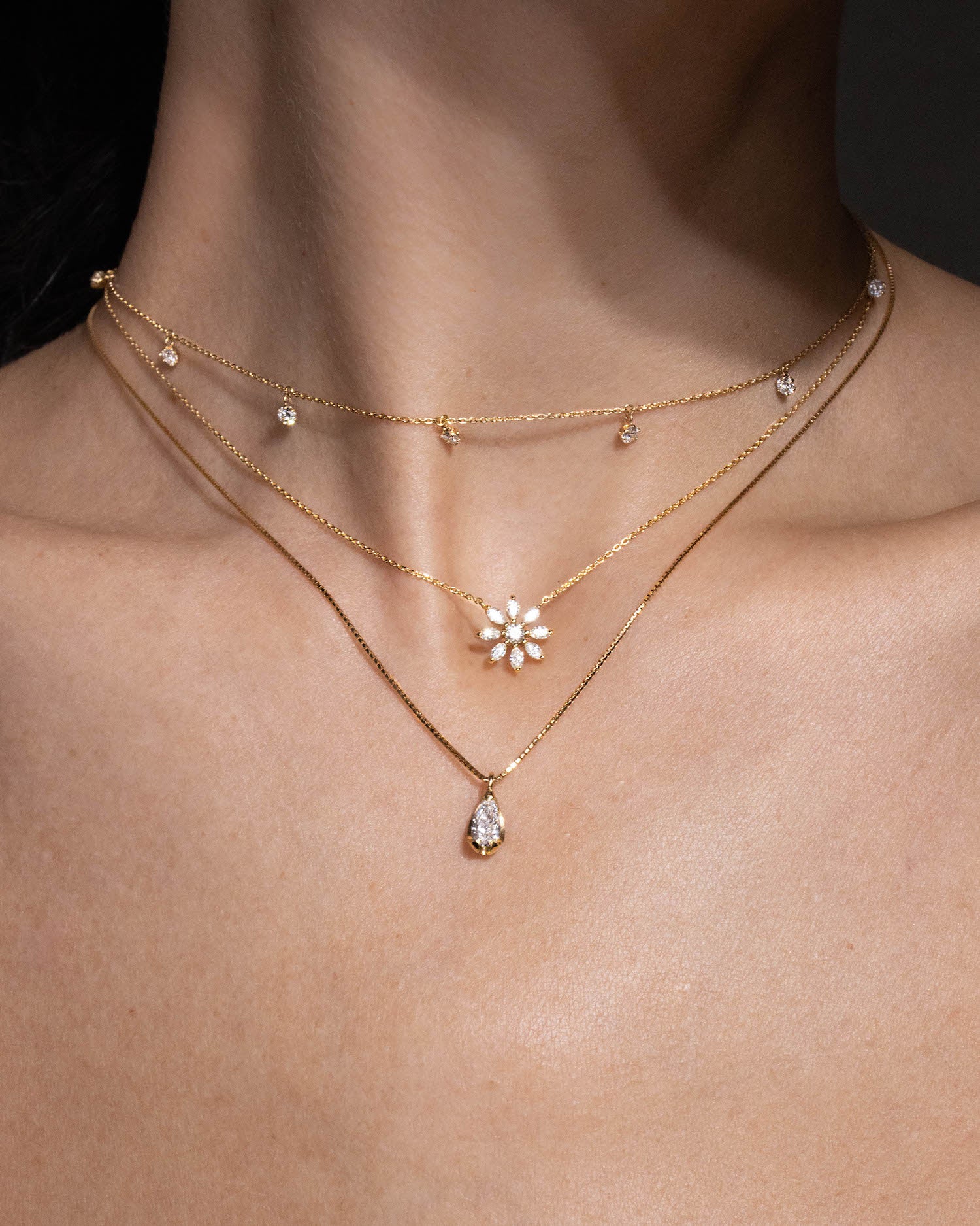 Sunflower necklace