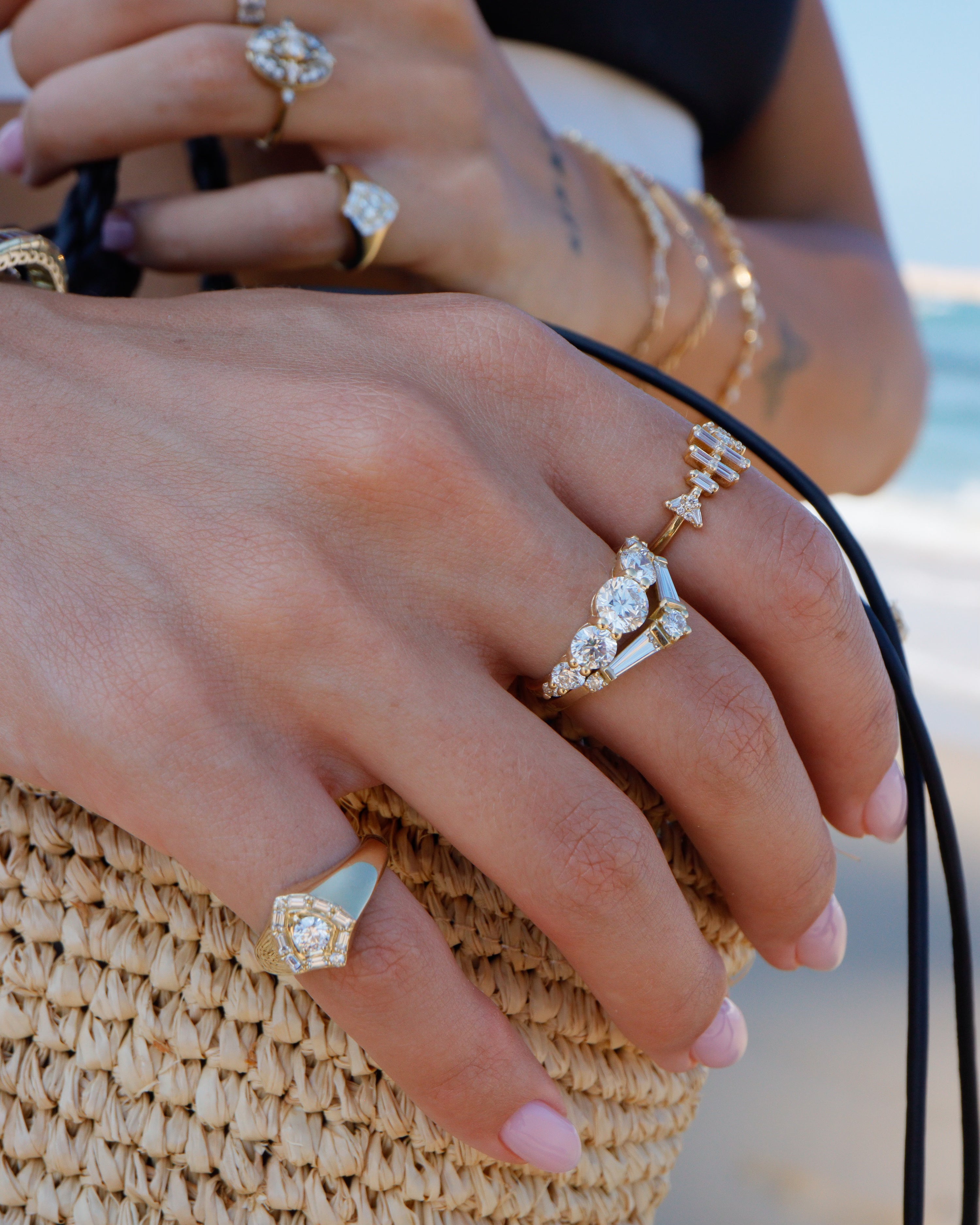 Diamond Fish Ring