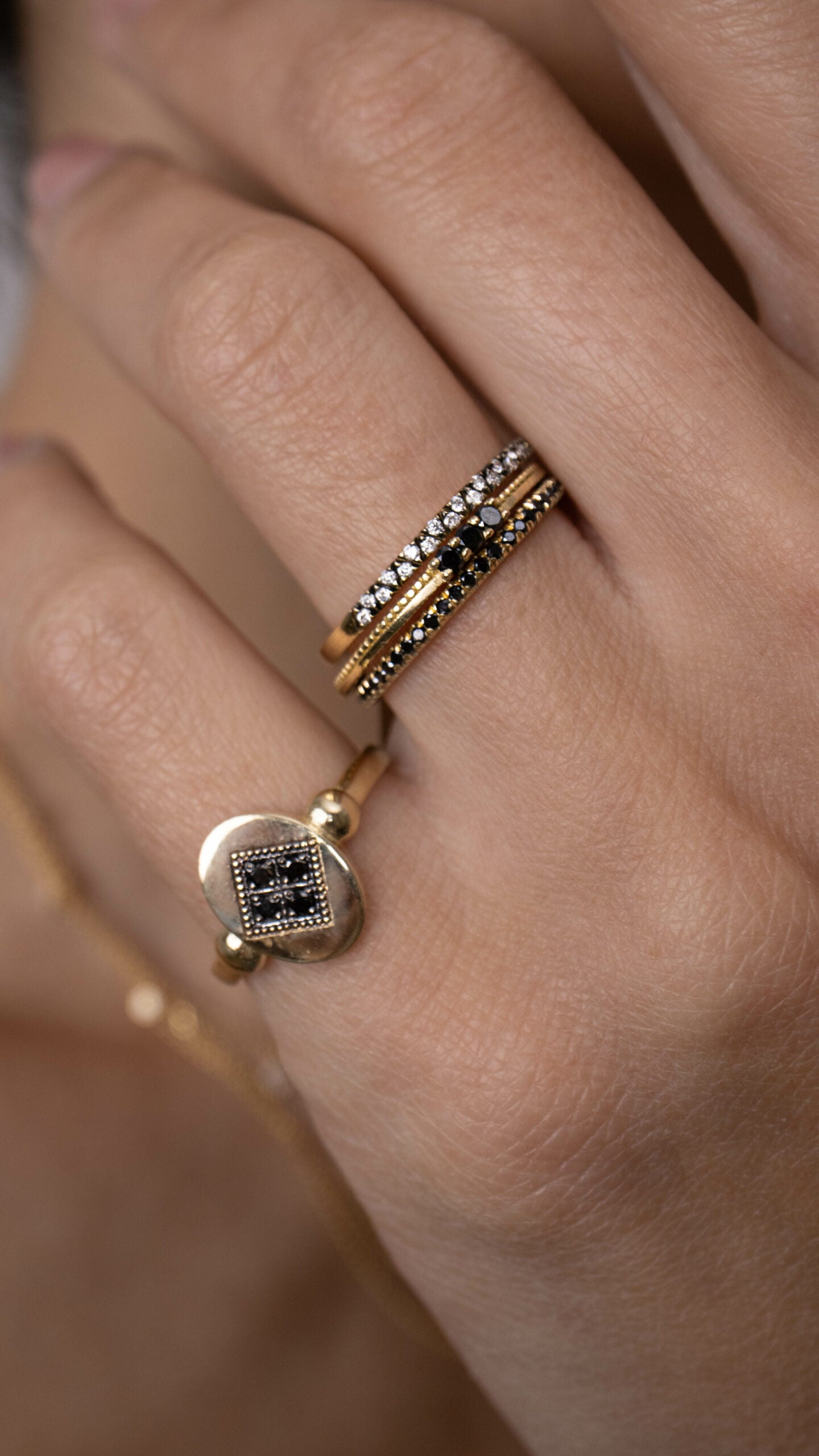 All V Diamond Ring