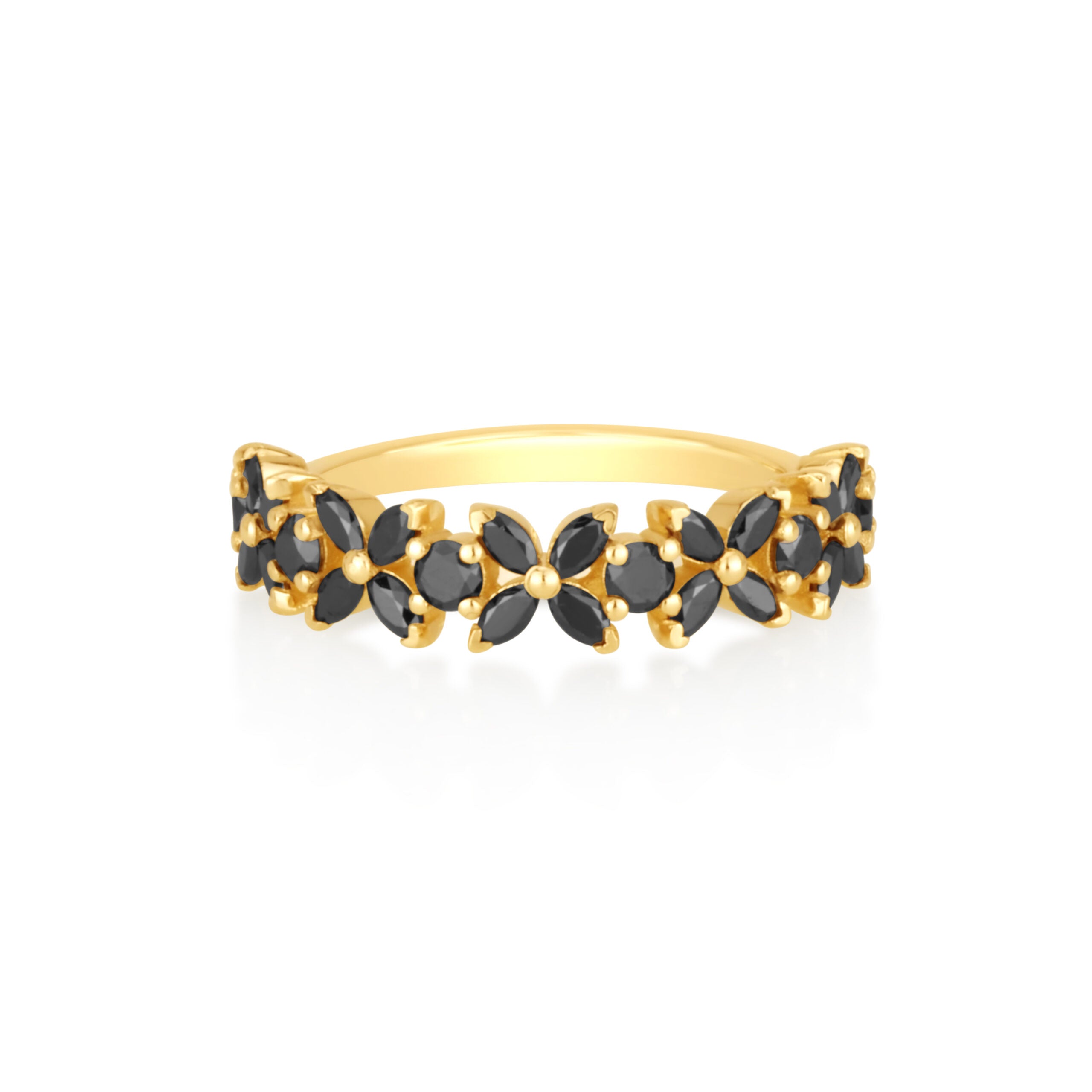 Nataly Ring in Black Diamonds