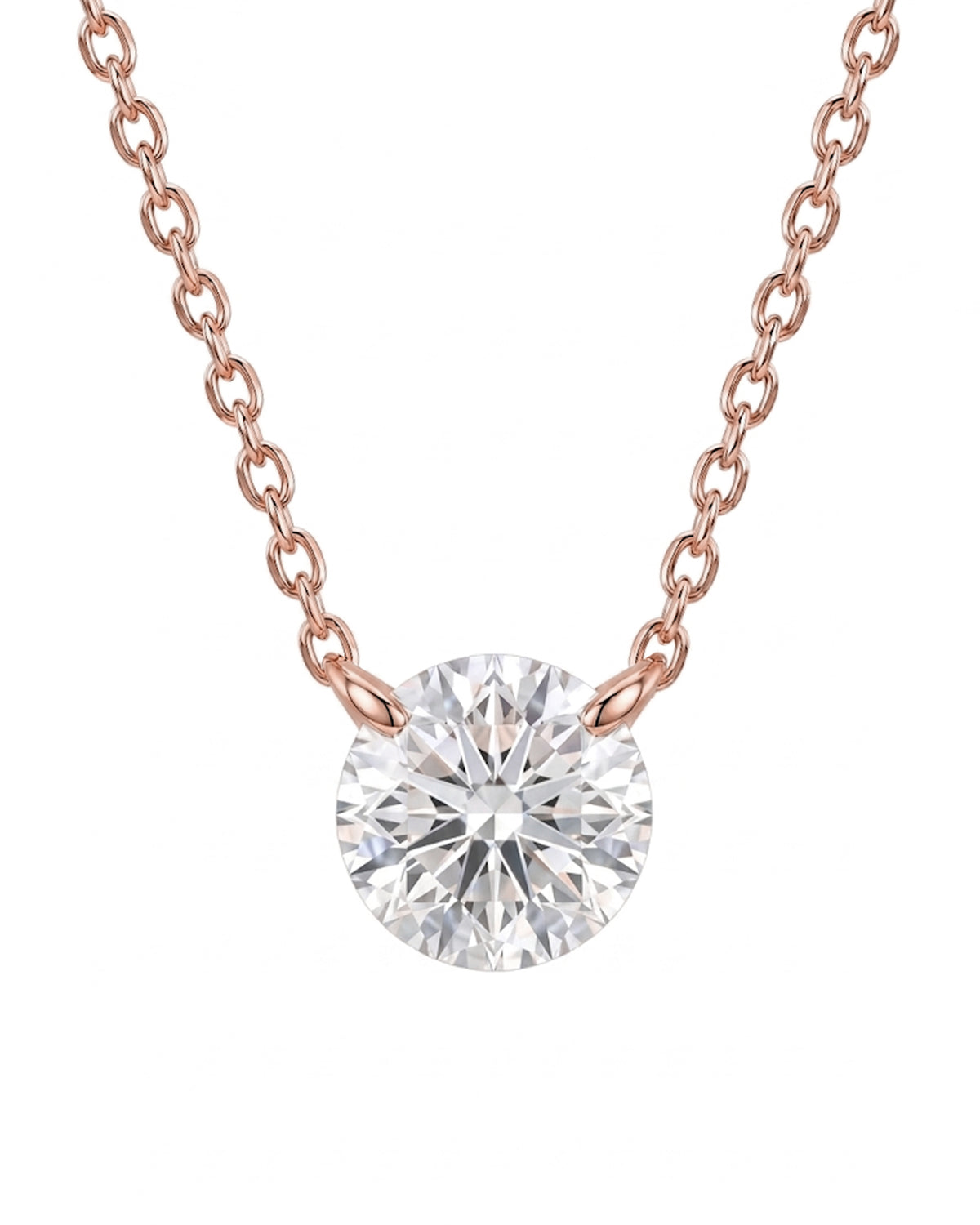 Solitaire Diamond Necklace